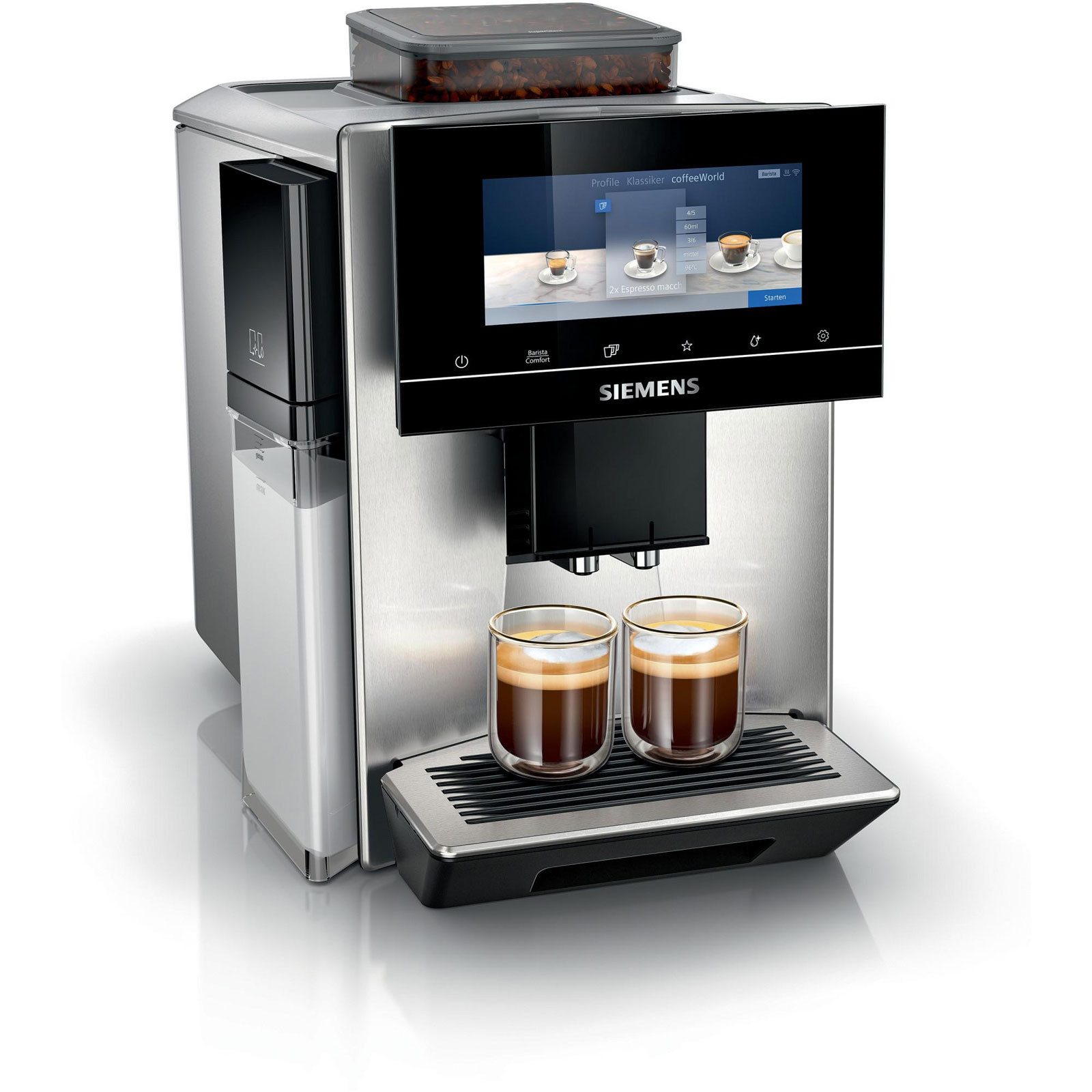 SIEMENS Kaffeevollautomat TQ903DZ3, baristaMode, autoCalc’n clean