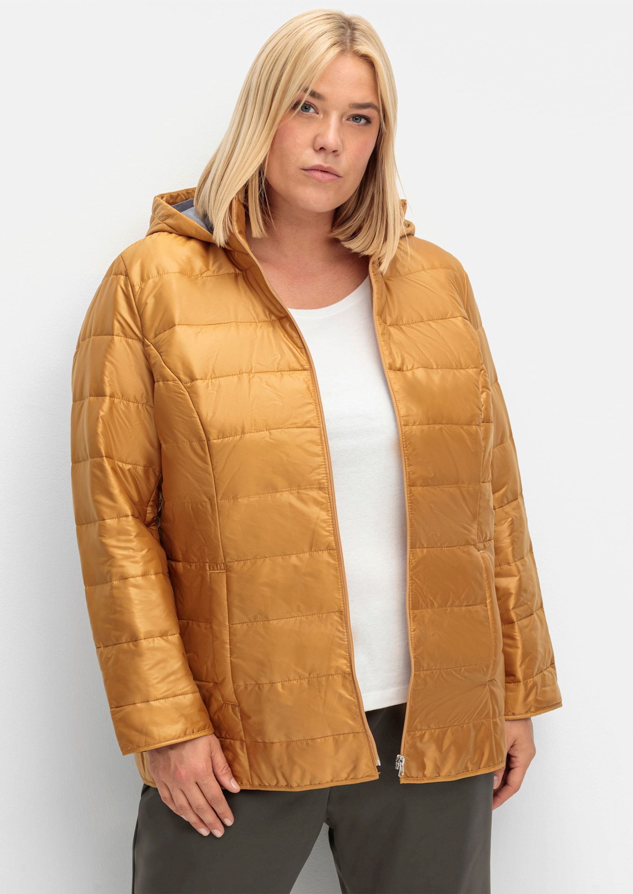 Sieh an! Winterjacke Steppjacke Langarm