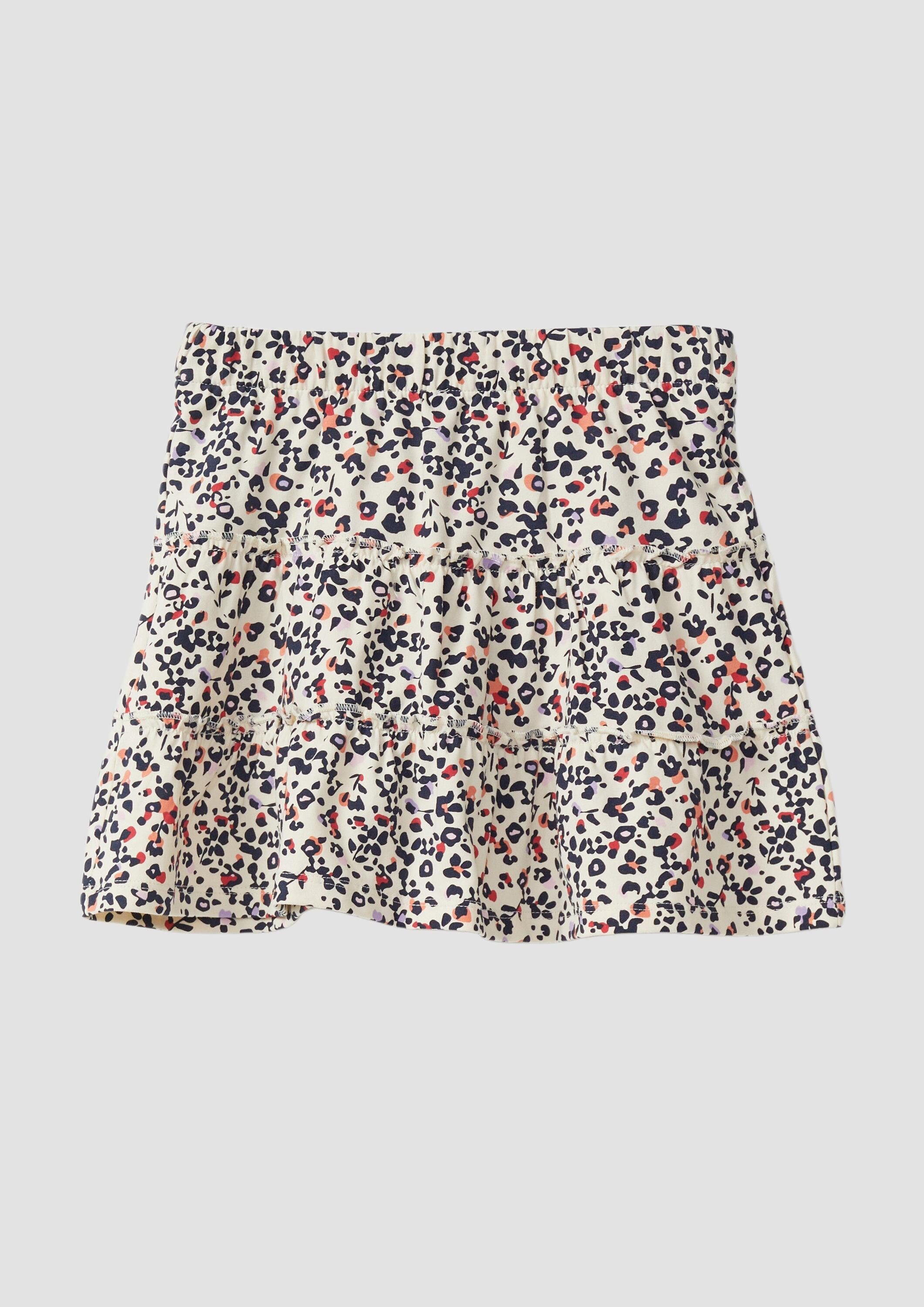 s.Oliver Minirock Rock Kurzer Stufenrock mit integrierter Shorts