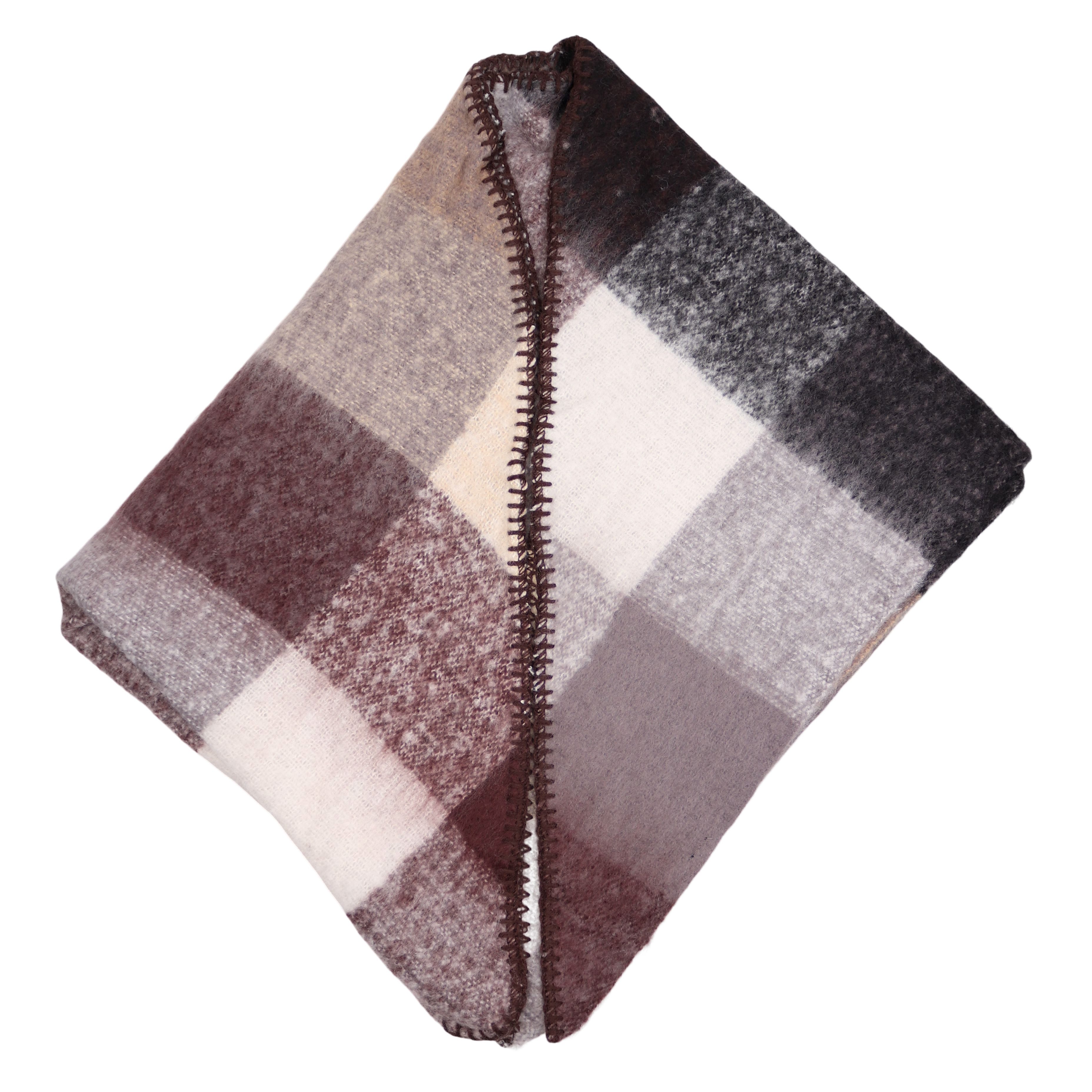 MIRROSI Dreieckstuch kuschliger und warmer Dreiecksschal ca.198x65 cm, (KAR günstig online kaufen