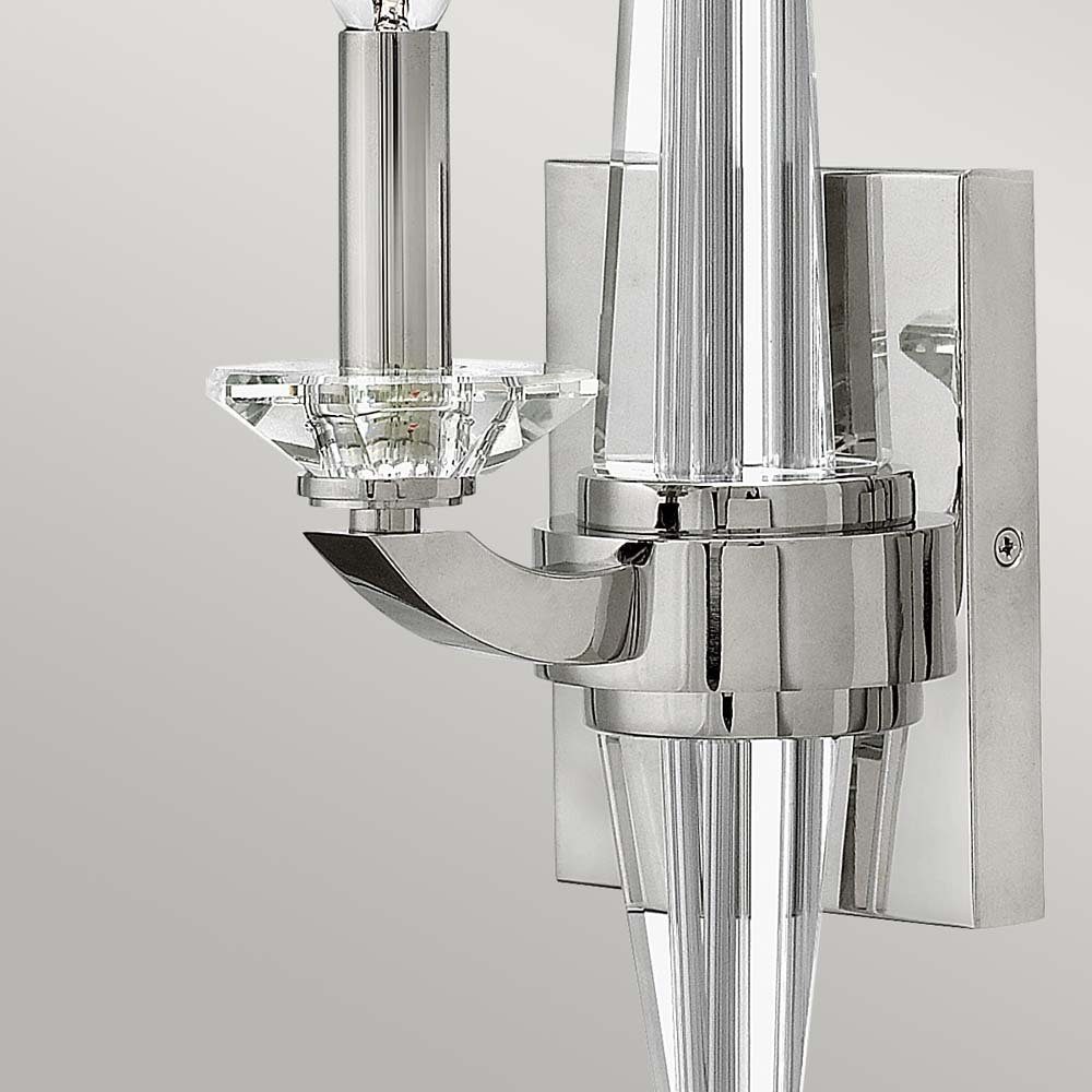 Elstead LIGHTING Wandleuchte, Leuchtmittel nicht inklusive, Wandleuchte Wandlampe Flurleuchte Schlafzimmerleuchte Kristalle