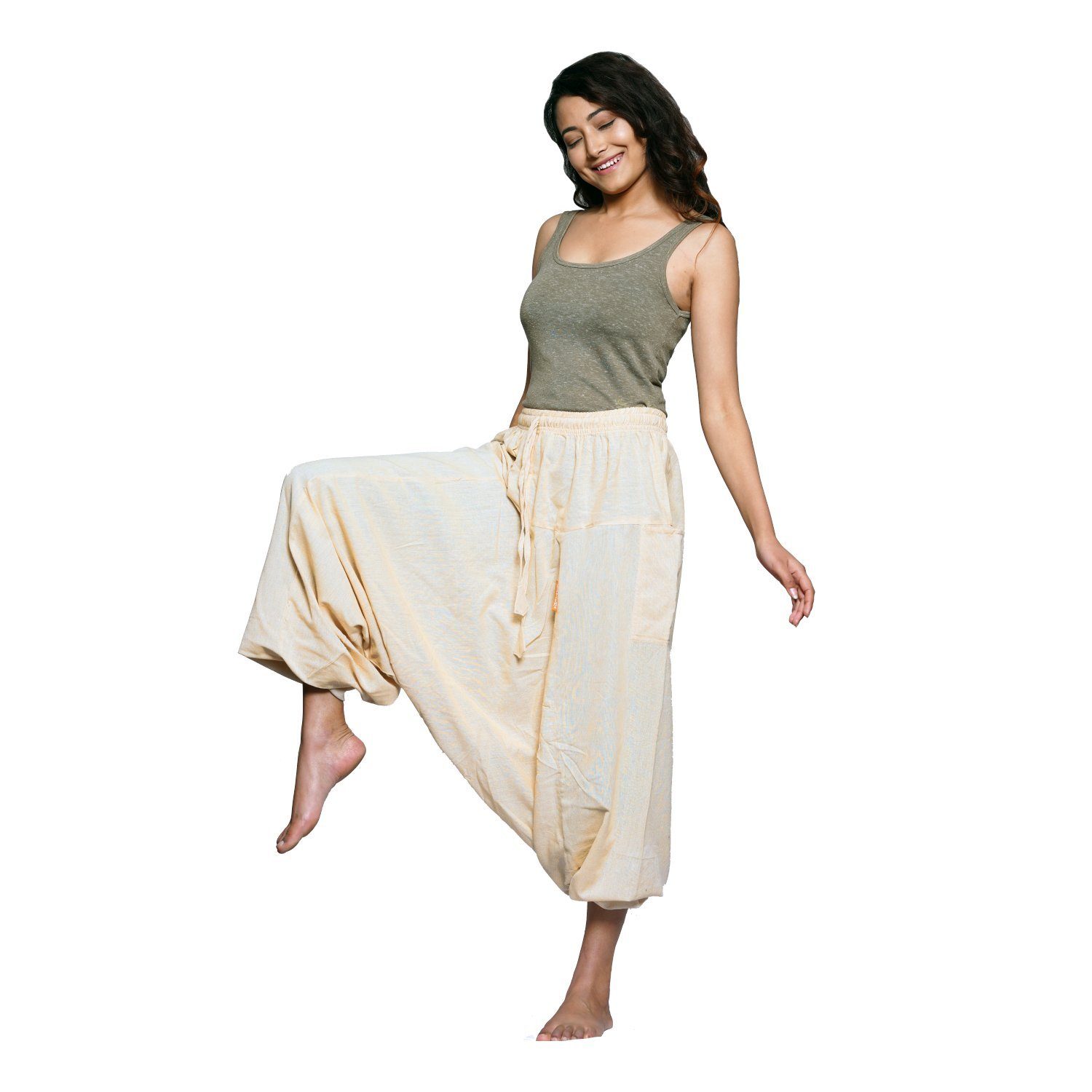 SIMANDRA Haremshose Singharaja Damen Freizeithose (1-tlg) Aladinhose Pluderhose Pumphose Yoga Goa Freizeit