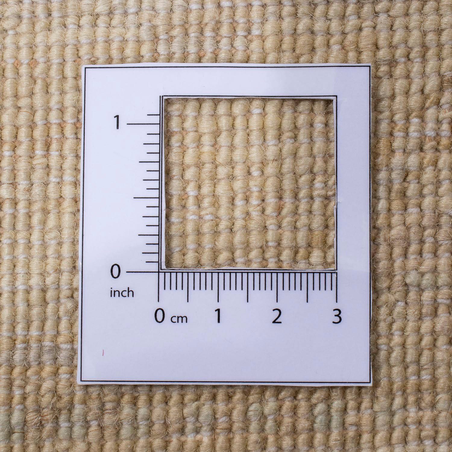 Zertifikat Wohnzimmer, beige, Handgeknüpft, - 6 234 mm, cm rechteckig, Ziegler 171 Orientteppich mit morgenland, x Einzelstück - Höhe: