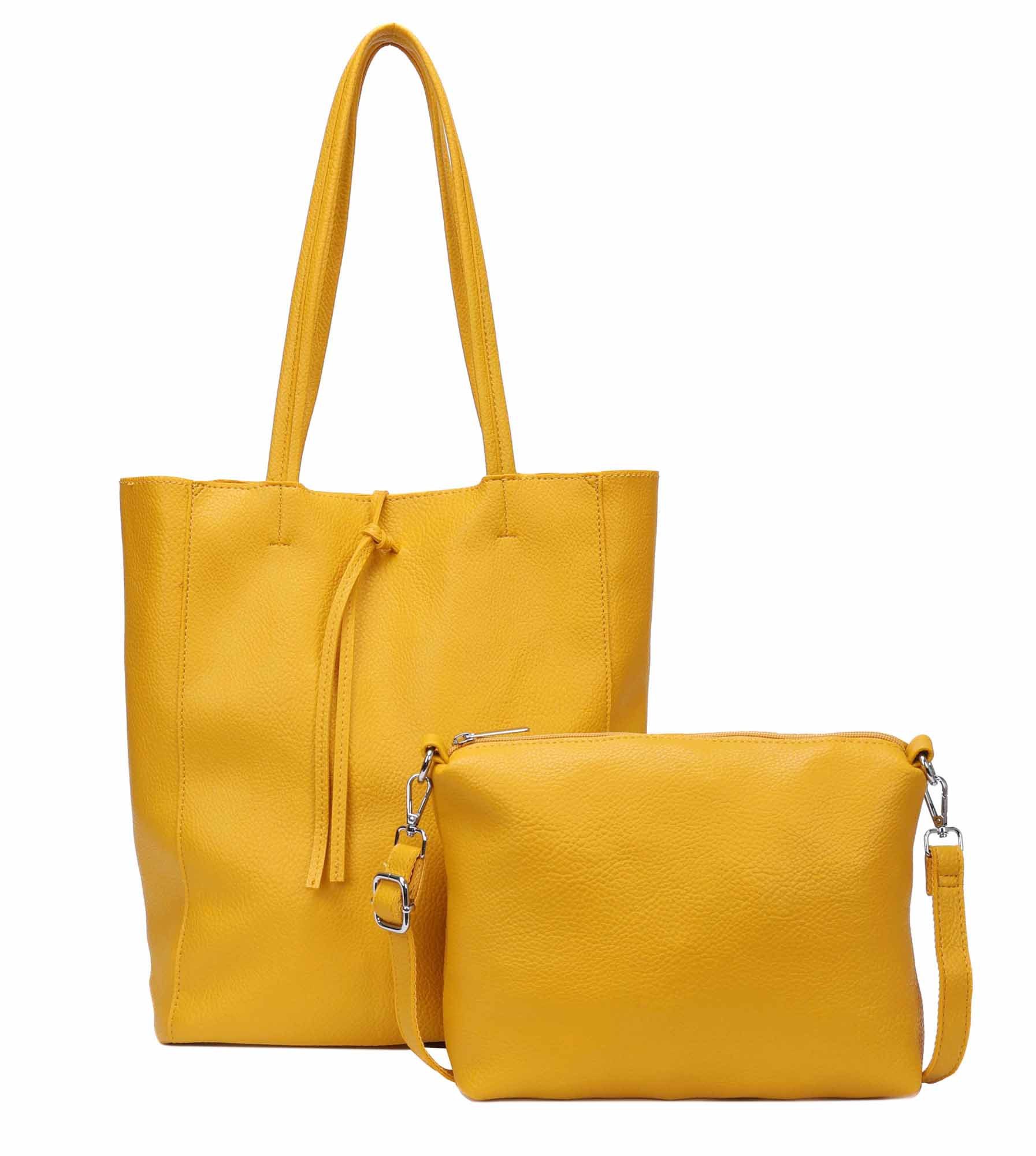 Schultertasche SET 2in1 Damen Tasche Umhängetasche XXL Shopper