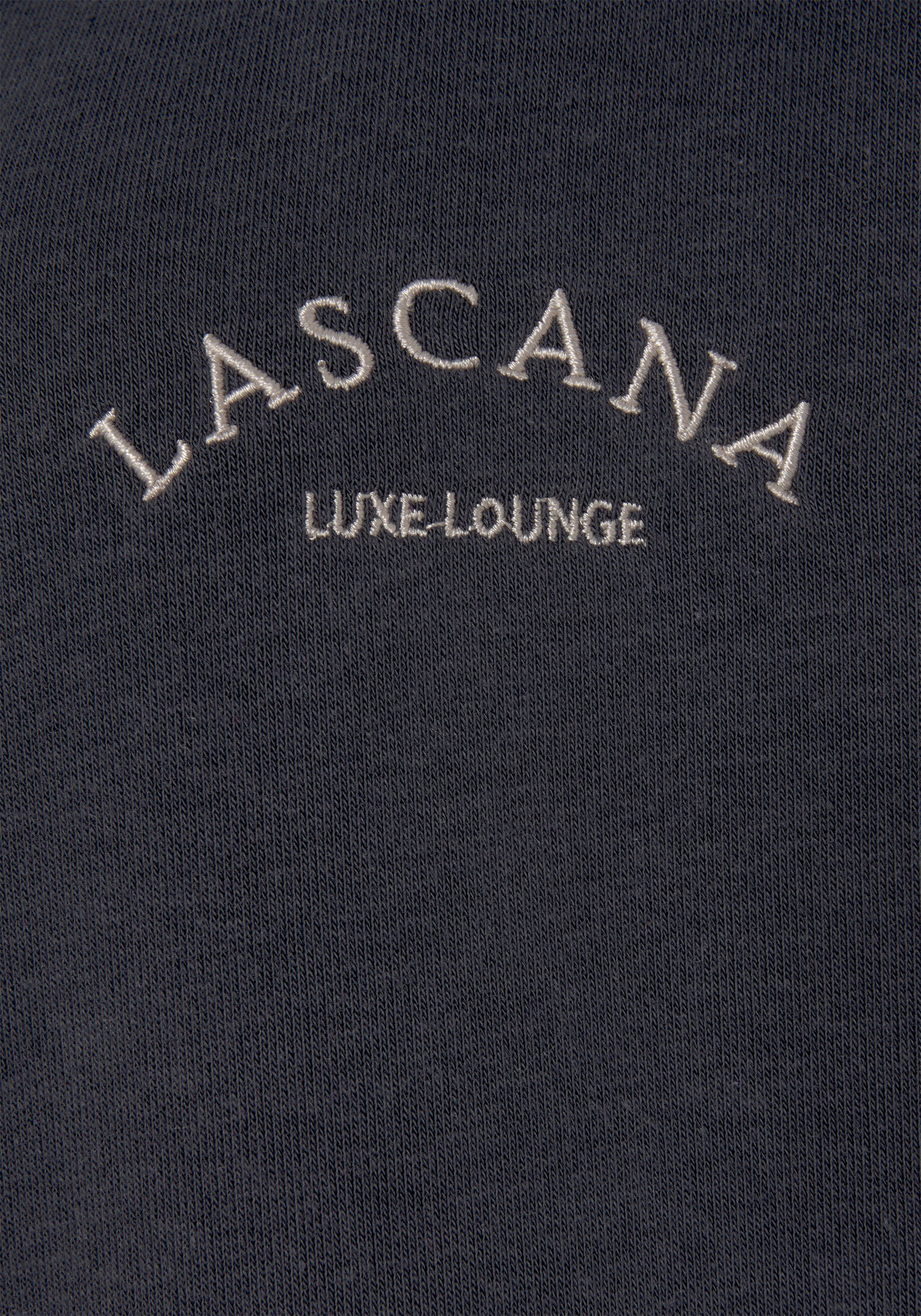 LASCANA Kapuzensweatjacke mit seitlichen Taschen und Innen angeraut, Loungewear