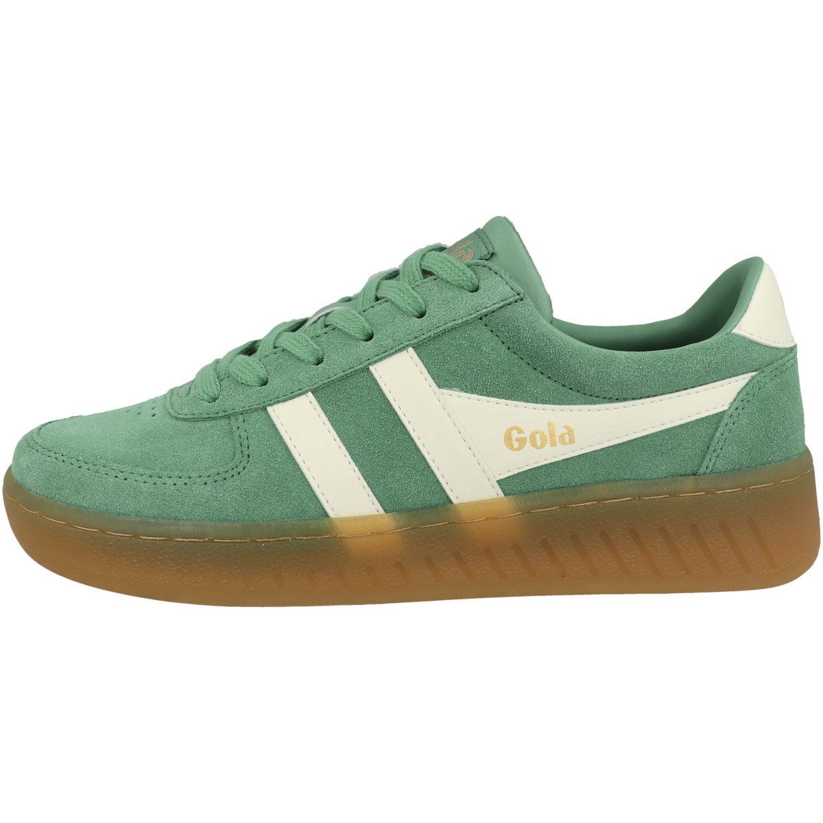 Gola Grandslam Suede Damen Sneaker Turnschuhe, Sportschuhe, Freizeitschuhe, Halbschuhe, Schnürschuhe