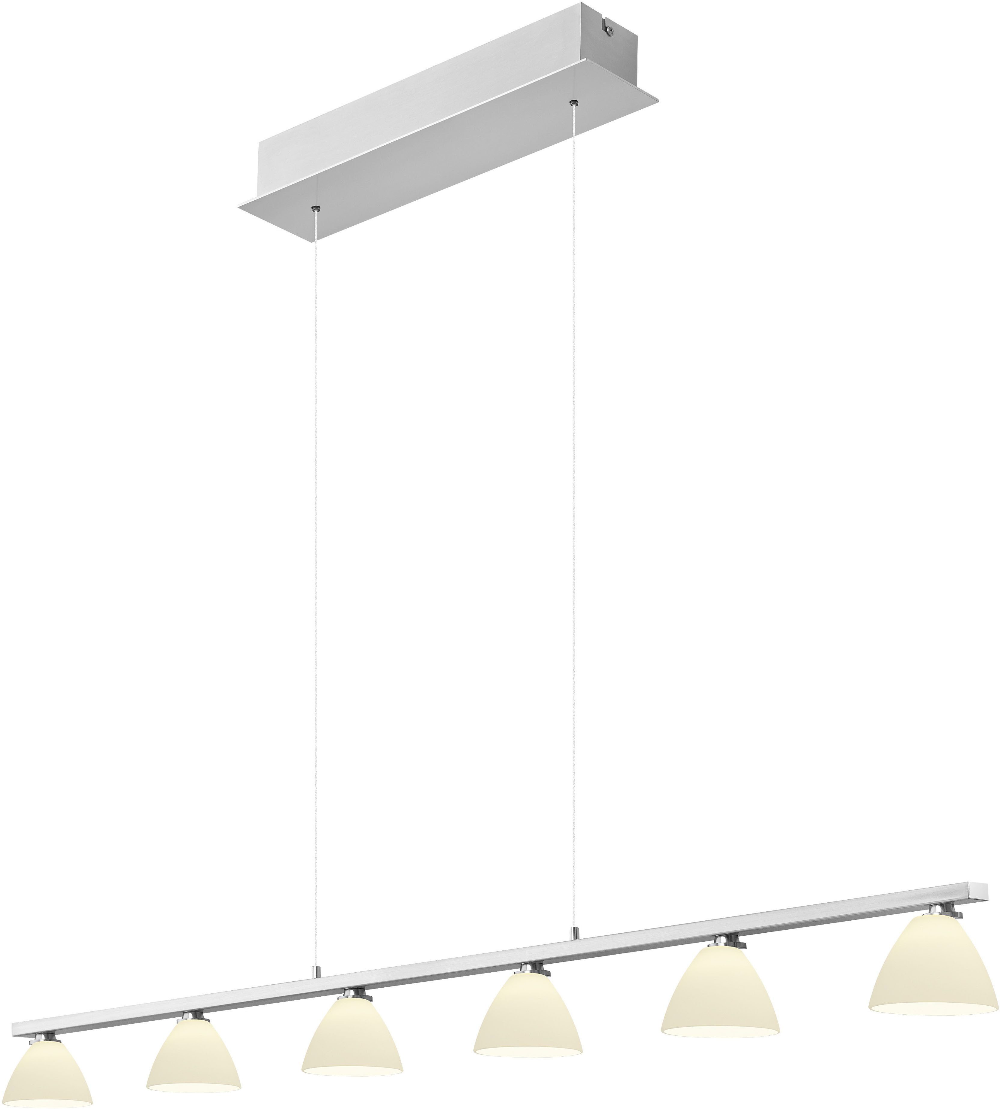 HELL höllisch gutes Licht LED Pendelleuchte MONA, LED fest integriert, Warmweiß, Tastdimmer, Stufenlos höhenverstellbar