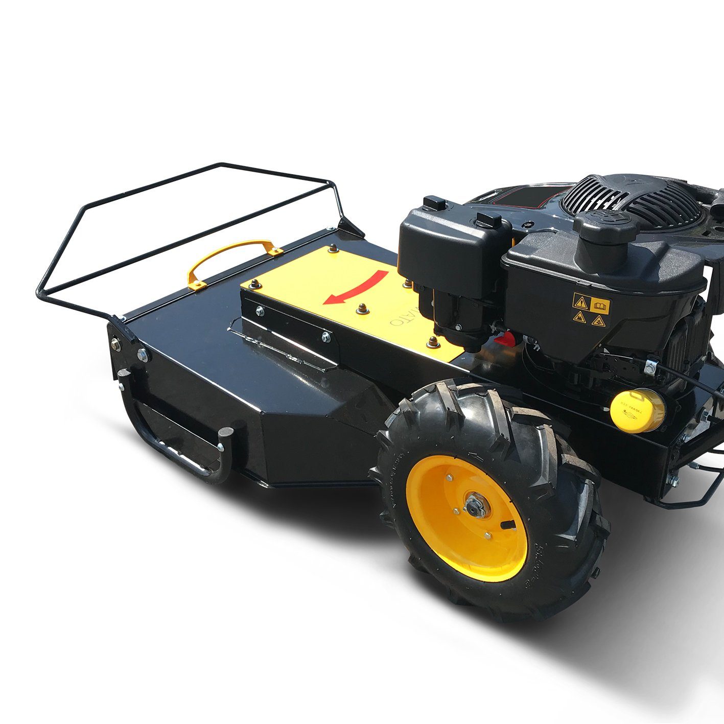 BAMATO Benzinrasenmäher GM-875 + SEAT, 58 cm Schnittbreite, Mulcher, Mulchmäher, OREGON Qualitätsmesser