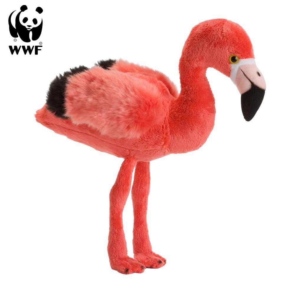 WWF Kuscheltier Plüschtier Flamingo (23cm), stehend