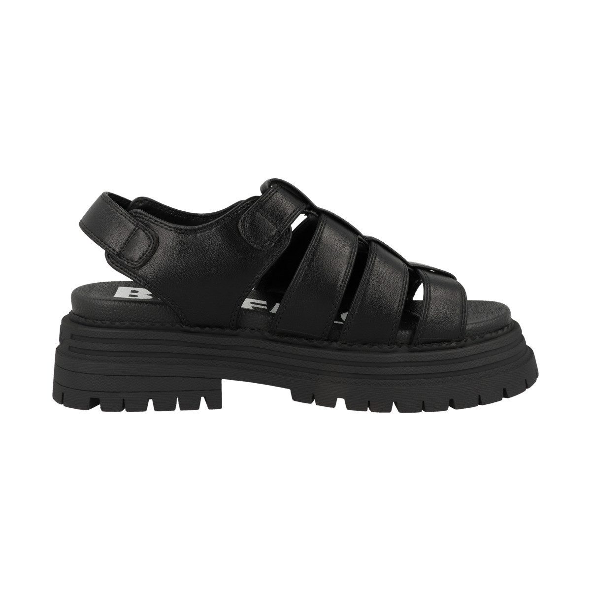 Buffalo Lennox Fisher Damen Sandale Sandaletten, Sommerschuhe, Badeschuhe, Riemchen, Schlappen