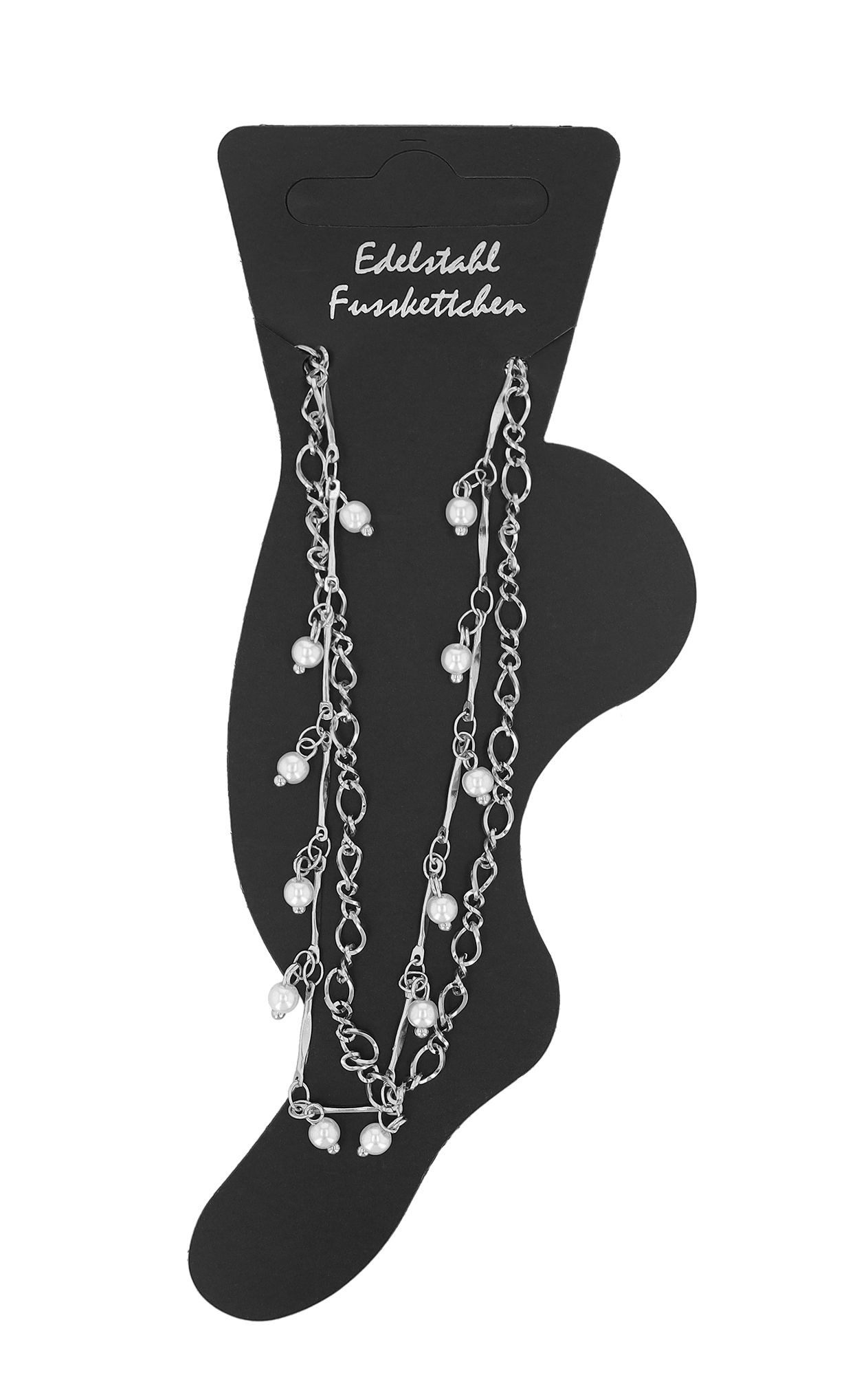 Adelia´s Fußkette Fußkettchen – aus Edelstahl, Perfekt als Geschenk zum Muttertag
