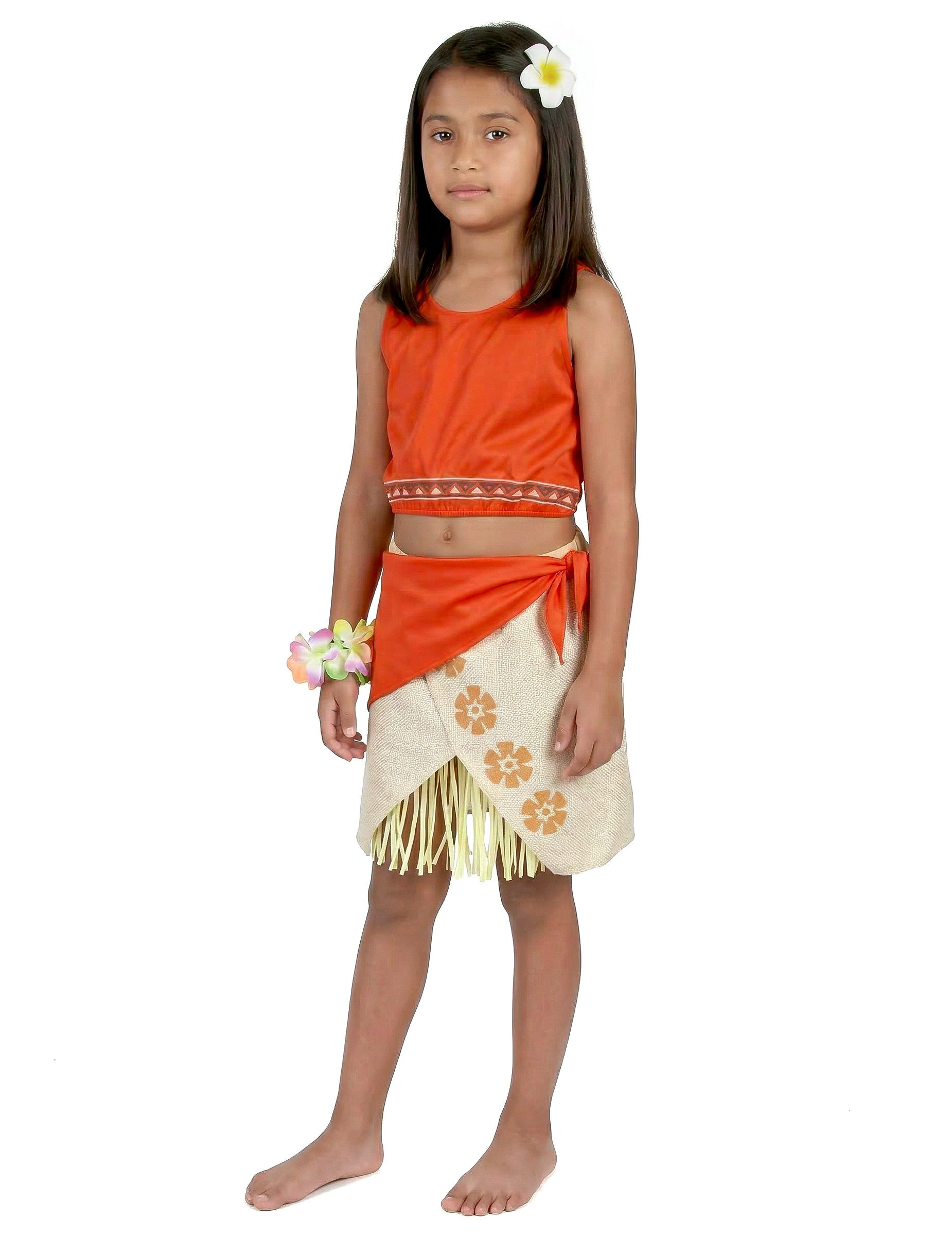 JADEO Kostüm Hula-Kostüm für Mädchen orange