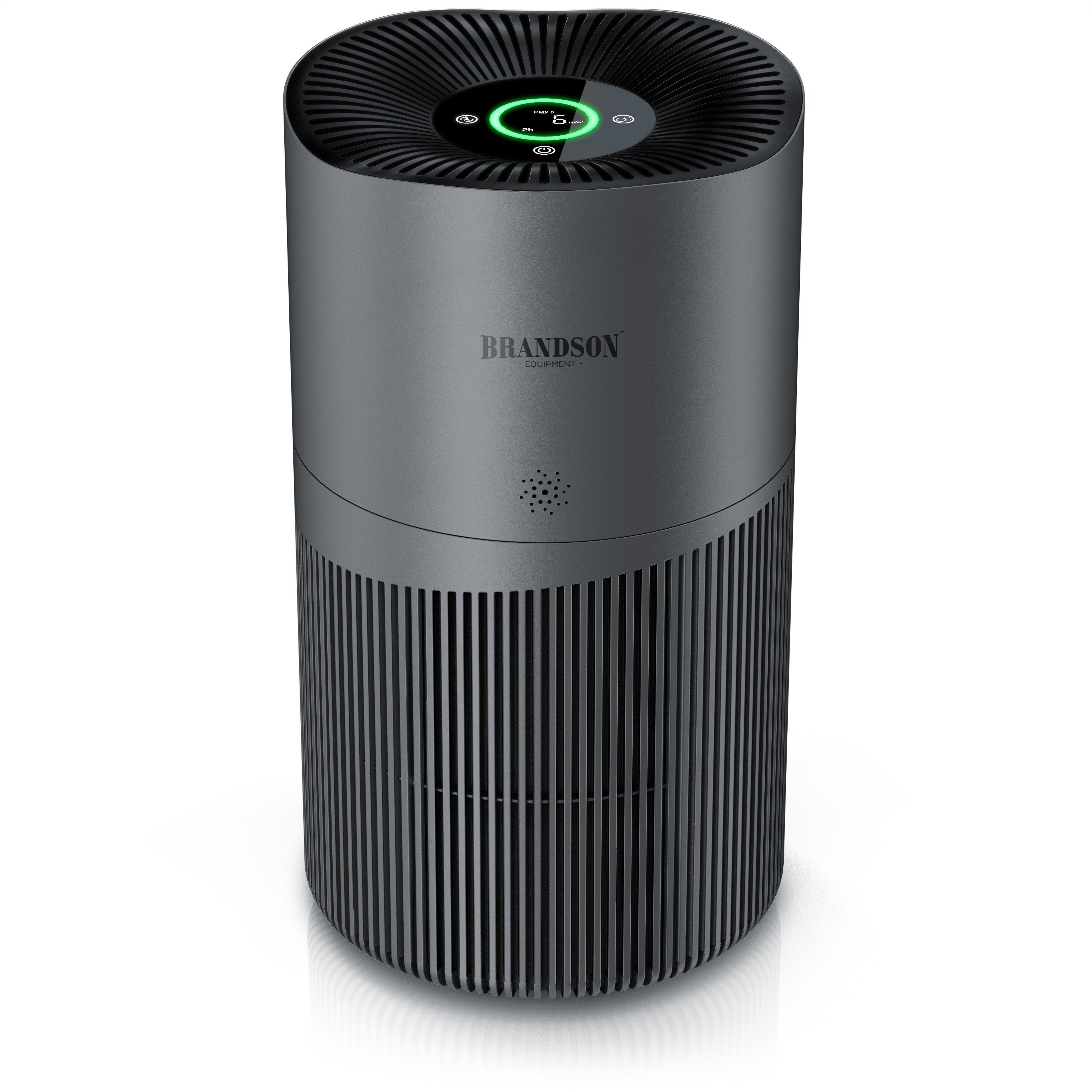 Brandson Luftreiniger HEPA 13, Aktivkohle, WLAN-App, CADR 402 m³/h, für 90 m², für 90 m² Räume, PM2,5-Anzeige, 4 Geschwindigkeiten, Timer und Kindersicherung