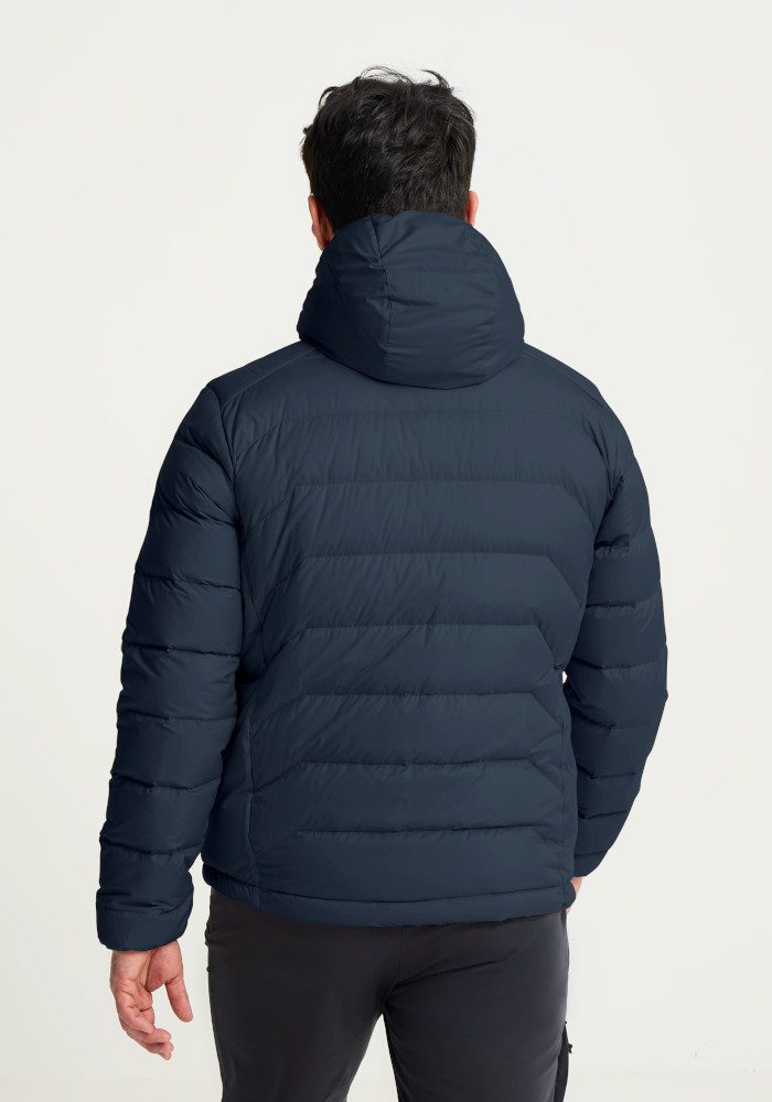 Jack Wolfskin Daunenjacke WILD PASS DOWN HOODY M RDS mit Kapuze, 3-in-1-kompatibel, warm gefüttert – Bild 2 von 5