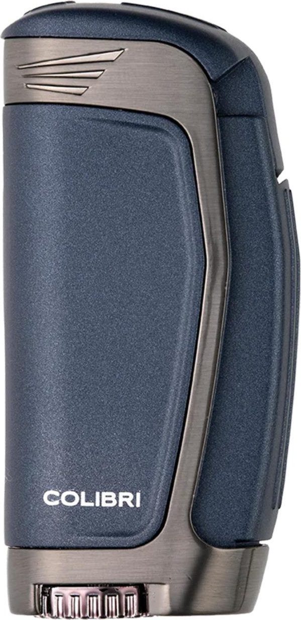 Colibri Feuerzeug 3-Flammen Jet mit Füllstandsanzeige in 6 Farben, großes Flammeneinstellrad