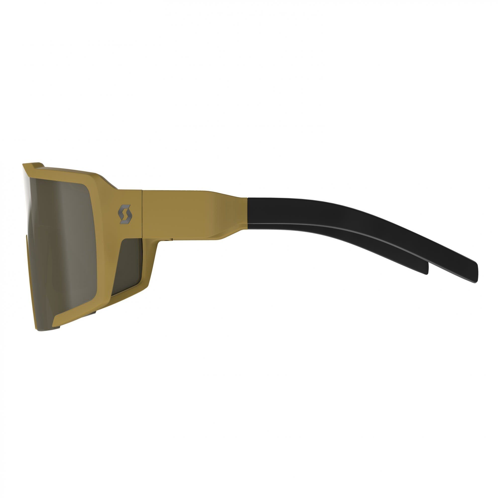 Scott Fahrradbrille Scott Shield Compact Accessoires Bronze Gold Chrome Sunglasses 