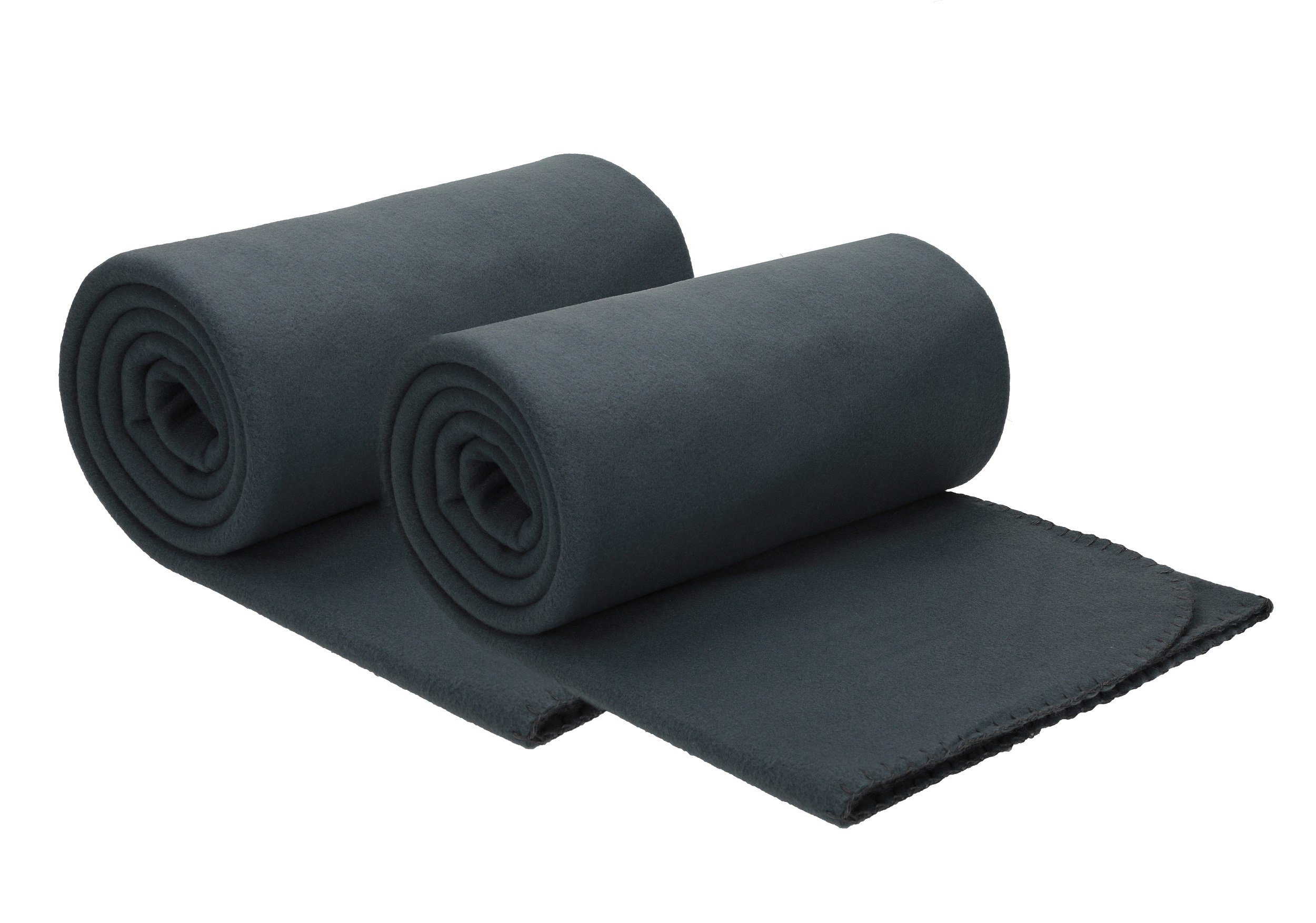 Wohndecke 2 Stück Fleecedecken Kuscheldecken Größe 130x170 cm