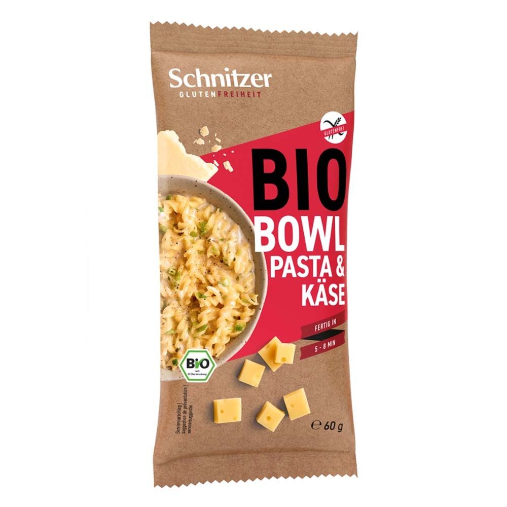 Schnitzer Fertiggericht Bowl - Pasta & Käse 60g