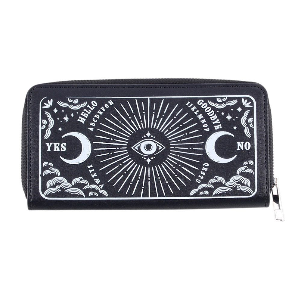 Something Different Geldbörse Gothic Ouija Board Geldbörse schwarz-weiß Spellbound