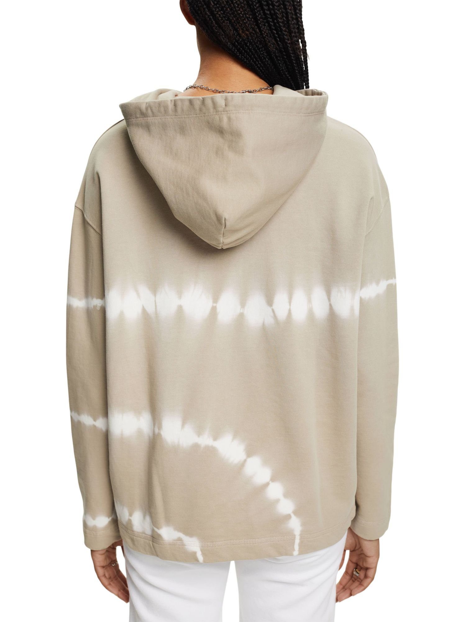 Sweatshirt Batikdesign Hoodie Esprit im (1-tlg)