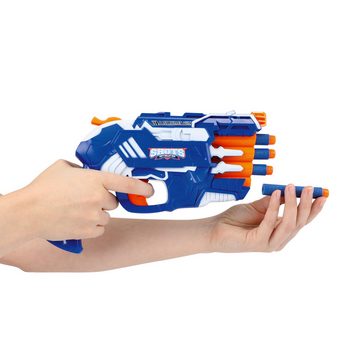 Toi-Toys Blaster FOAM STRIKEX - Pistole 4 Schuss mit 5 Schaumstoffpfeilen
