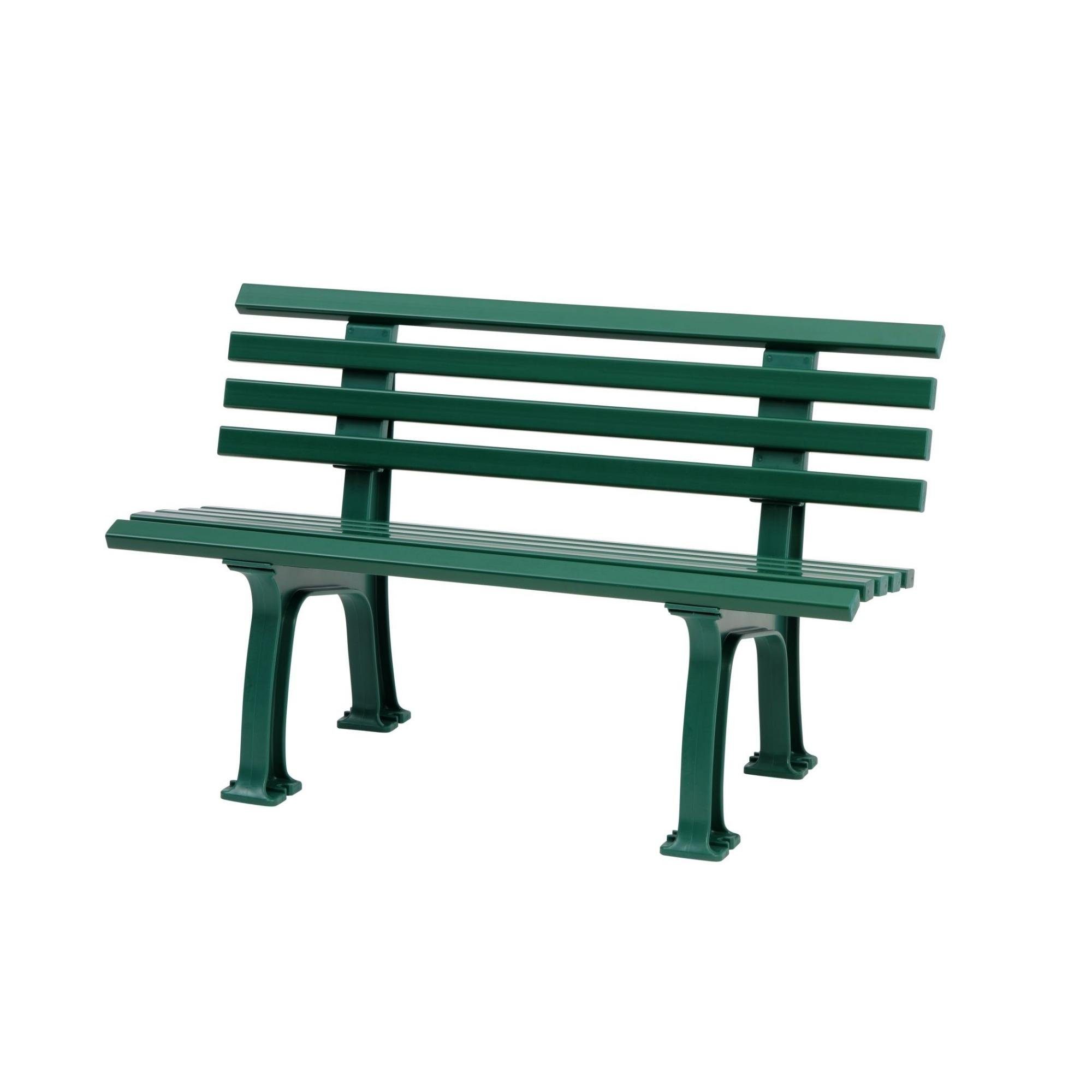 PROREGAL® Gartenbank ANTIGUA aus Kunststoff Parkbank Sitzbank Garten Balkon Terrasse