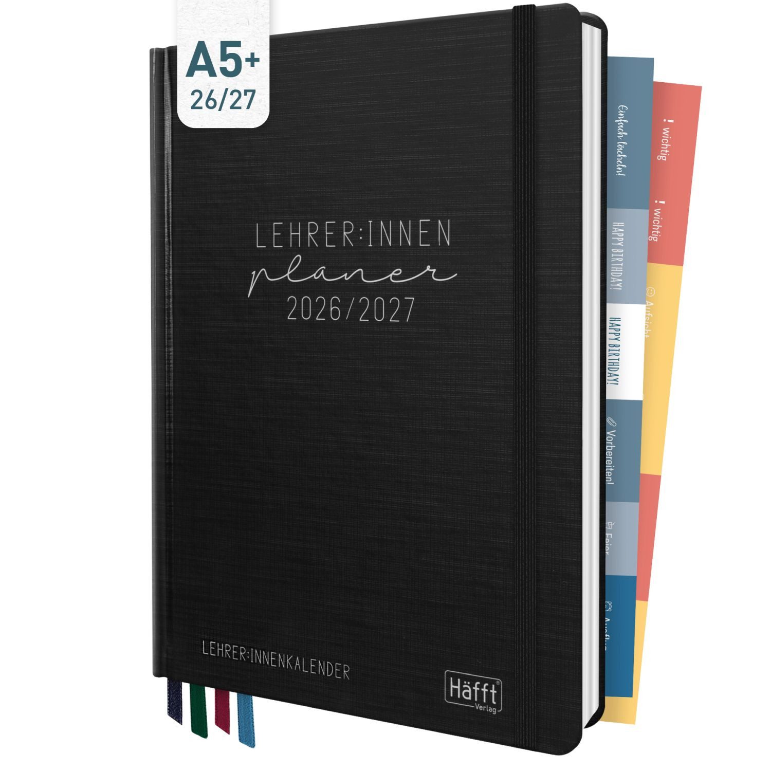 Häfft Lehrerkalender Lehrer-Planer 2026/2027 / A5+