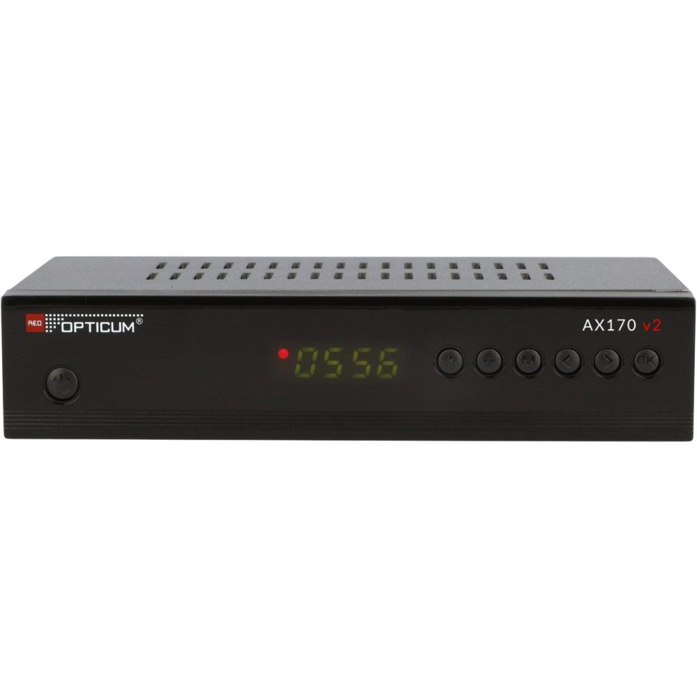 RED OPTICUM AX 170 v2 HDTV - Sat-Receiver - schwarz SAT-Receiver