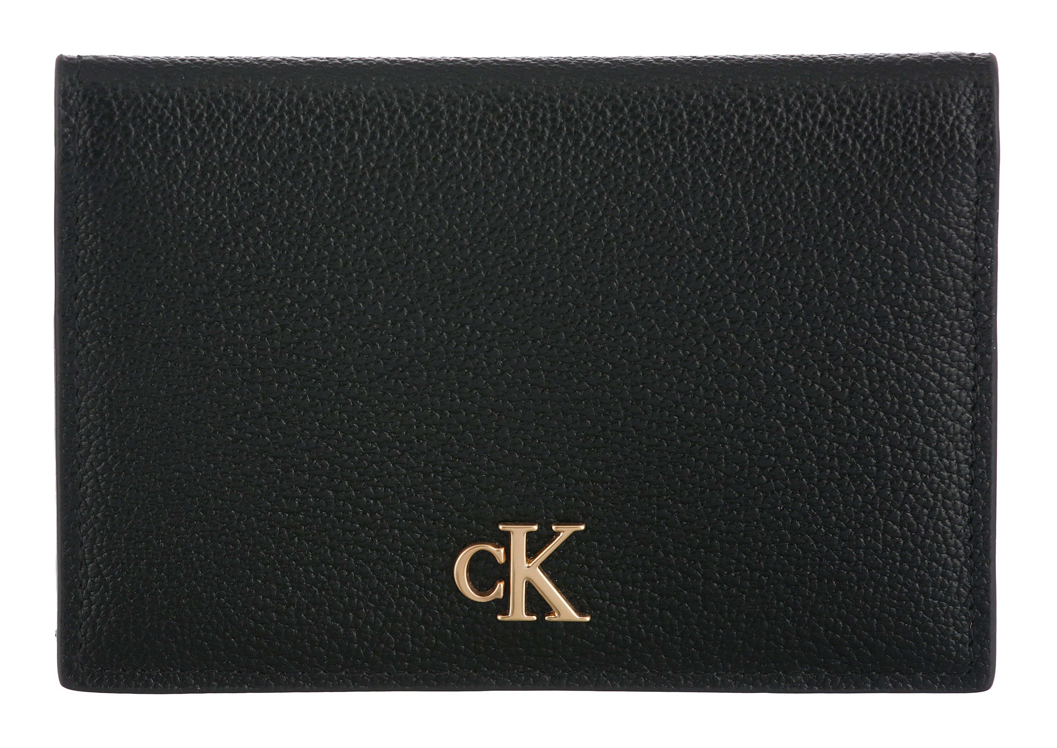Calvin Klein Jeans Kartenetui MIN MONOGRAM 6CC FLAP CARDCASE, Kartenhalter, Geldbörse mit CK-Monogramm