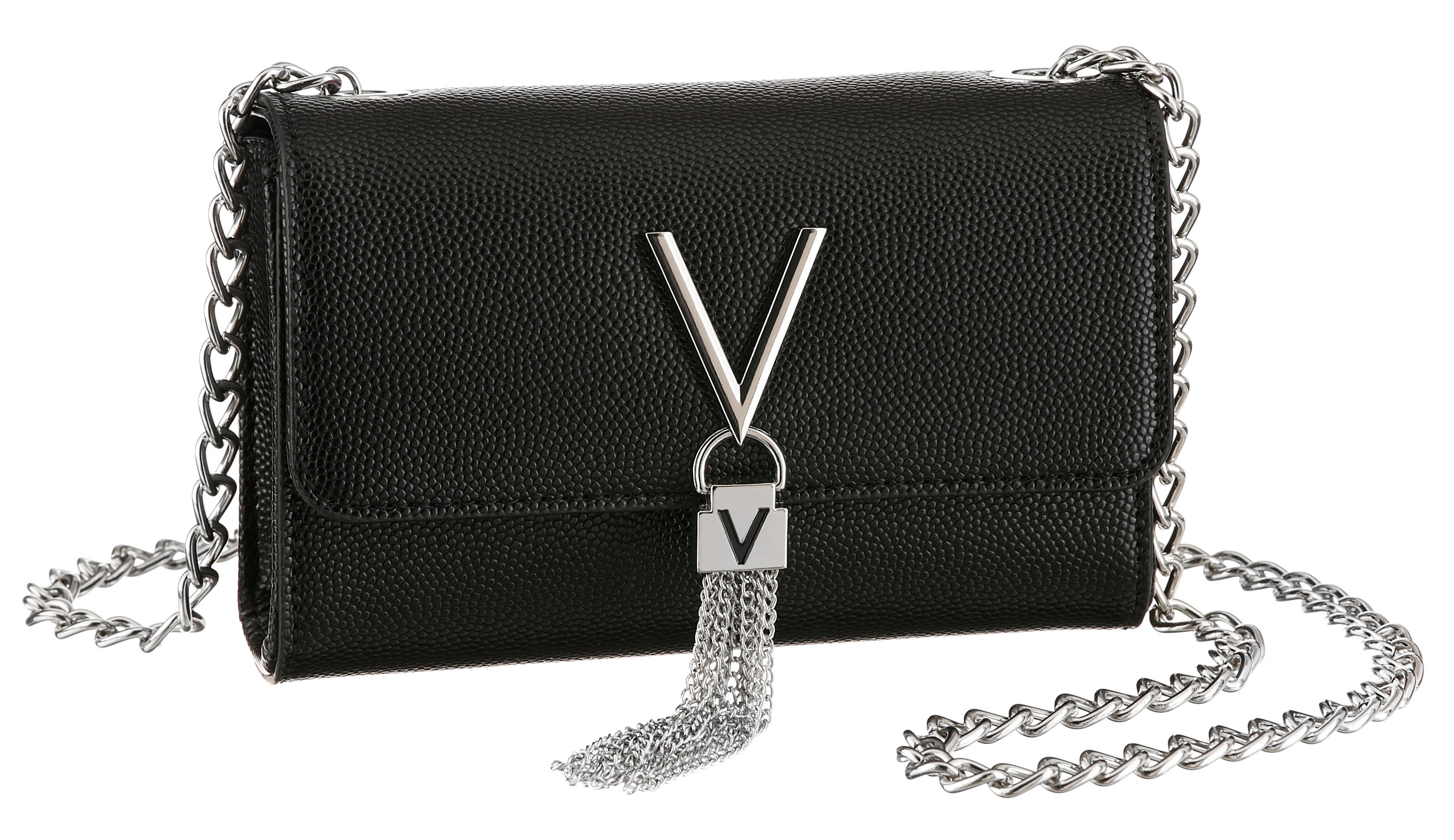 VALENTINO BAGS Umhängetasche DIVINA, Damen Handtasche, Schultertasche, Mini Bag mit Schmuckelement
