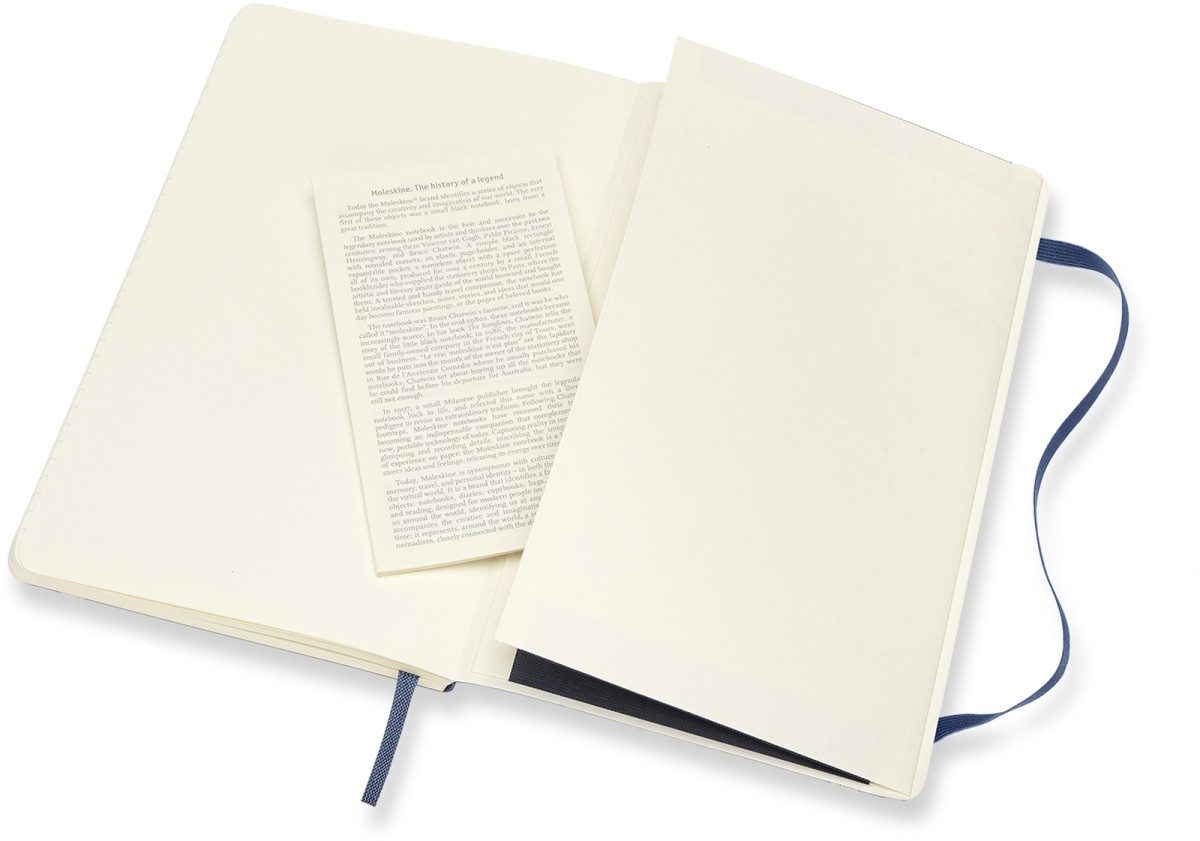 Notizbuch Notizbuch Large A5 liniert Softcover saphir