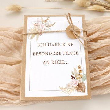 Timando Geschenkbox Trauzeugin fragen: Möchtest du meine Trauzeugin werden? (Geschenk-Box mit Kette & Karte, Überraschung mit emotionaler Botschaft)