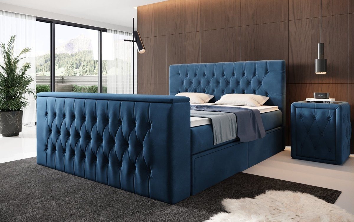 Luxusbetten24 Boxspringbett Vulnero, mit TV Lift günstig online kaufen