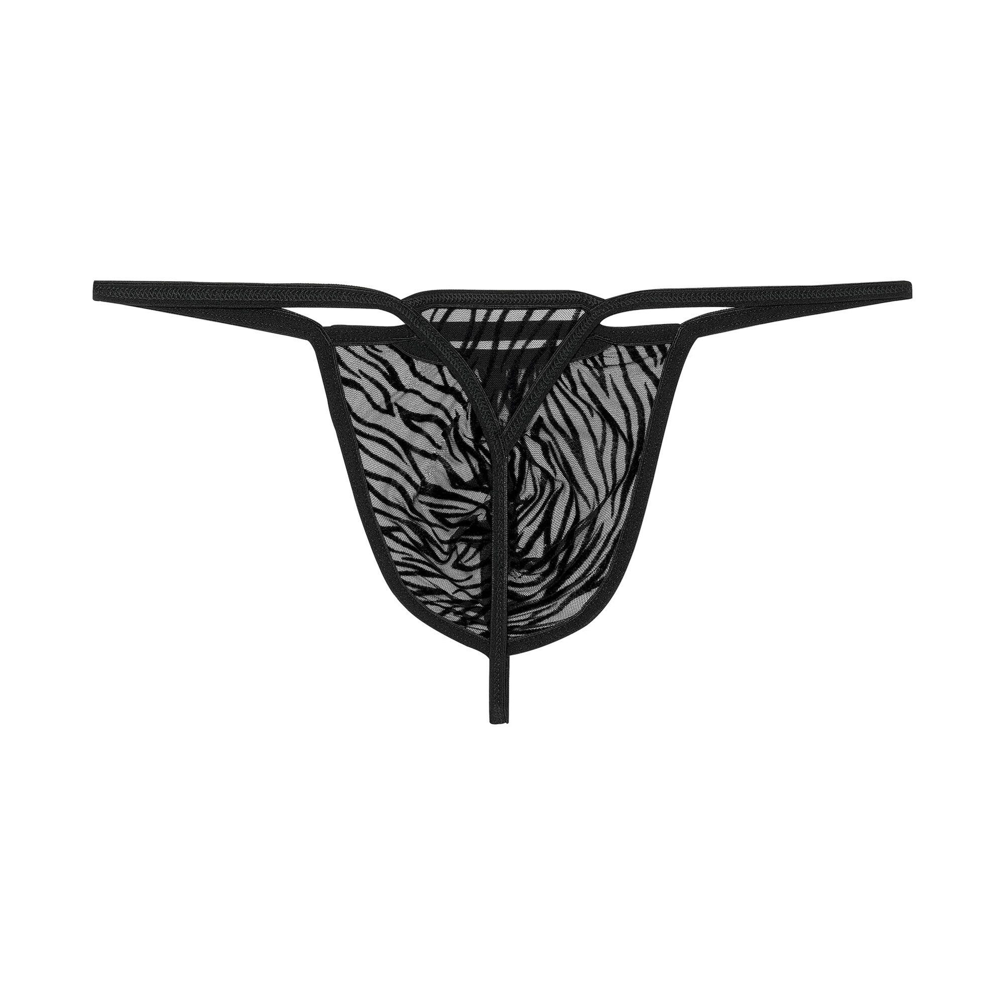 WOH Tanga Herren String 1er Pack Polyamid (Packung, 1er Pack)