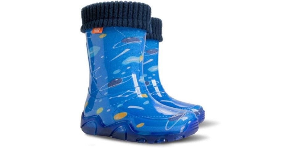 GOLDKIDS Demar LUX Gummistiefel (Regenstiefel, Kinderstiefel gefüttert) mit Innensocken Mädchen Jungen