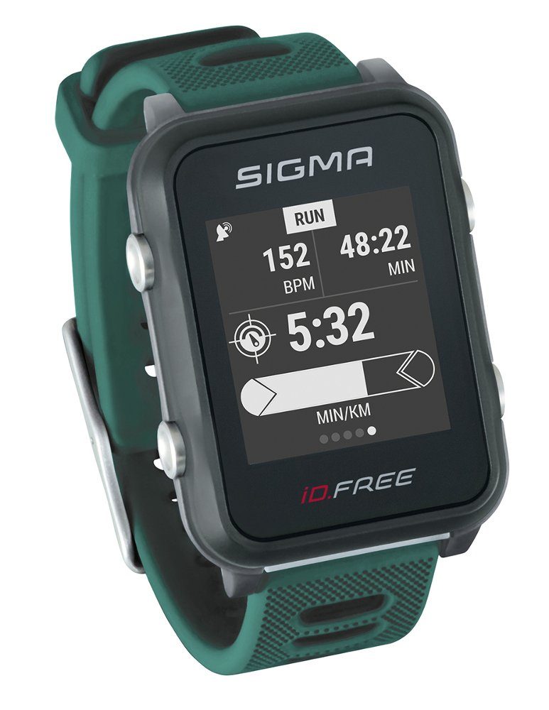 SIGMA Sportuhr Multifunktional iD.FREE Crash Sensor GPS Navigation Höhenmesser