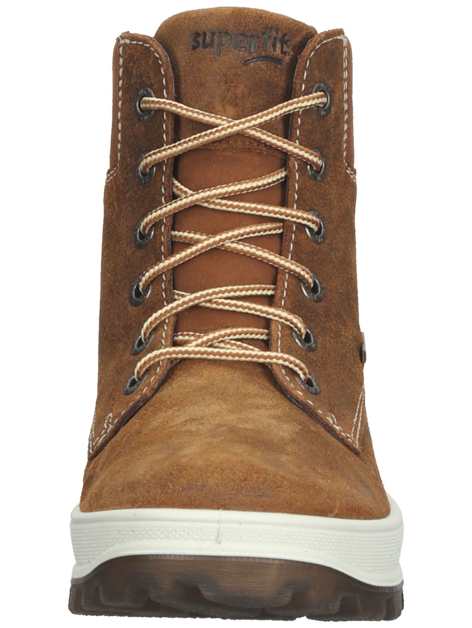 Superfit Stiefelette Veloursleder . Schnürstiefelette