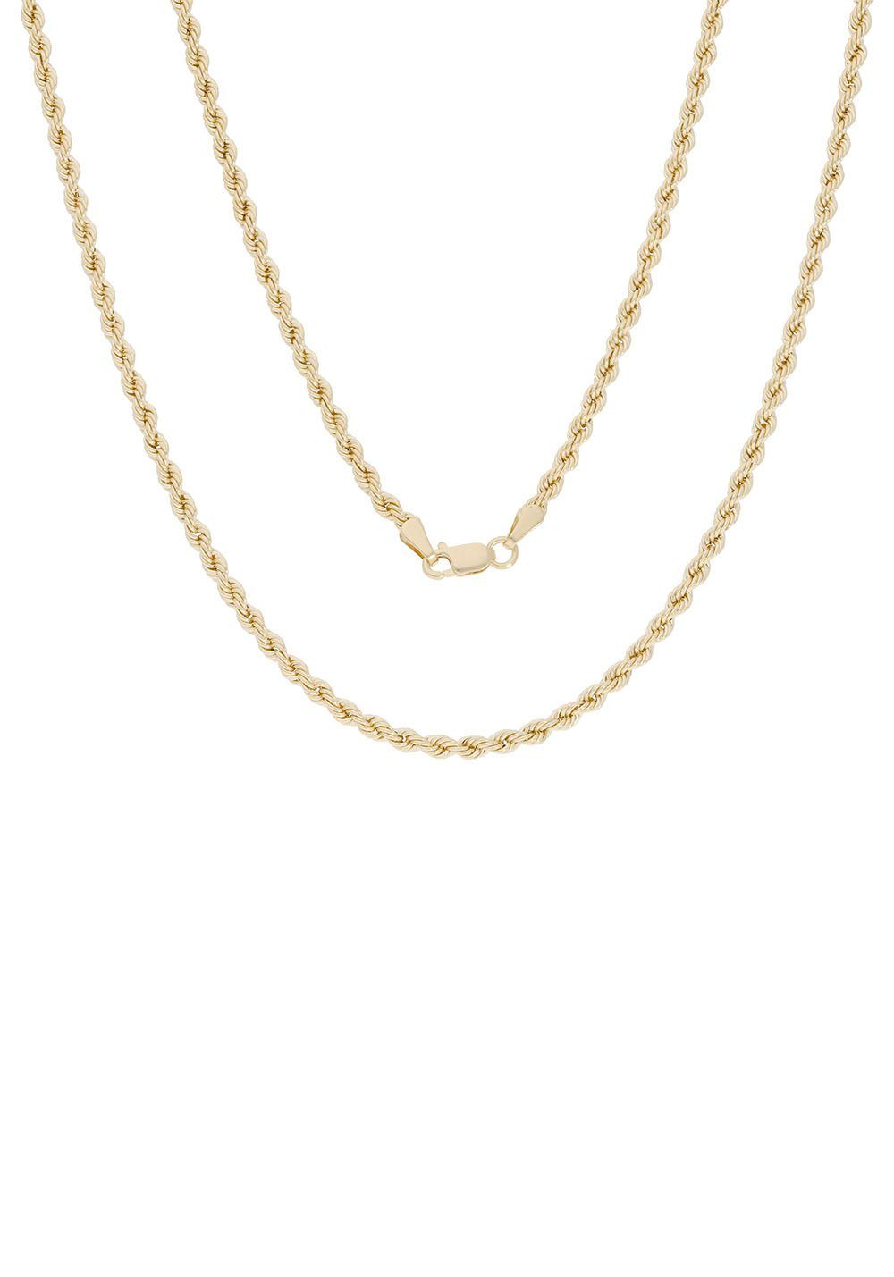 Firetti Goldkette Schmuck Geschenk Gold 375 Halsschmuck Halskette Goldkette Kordelkette