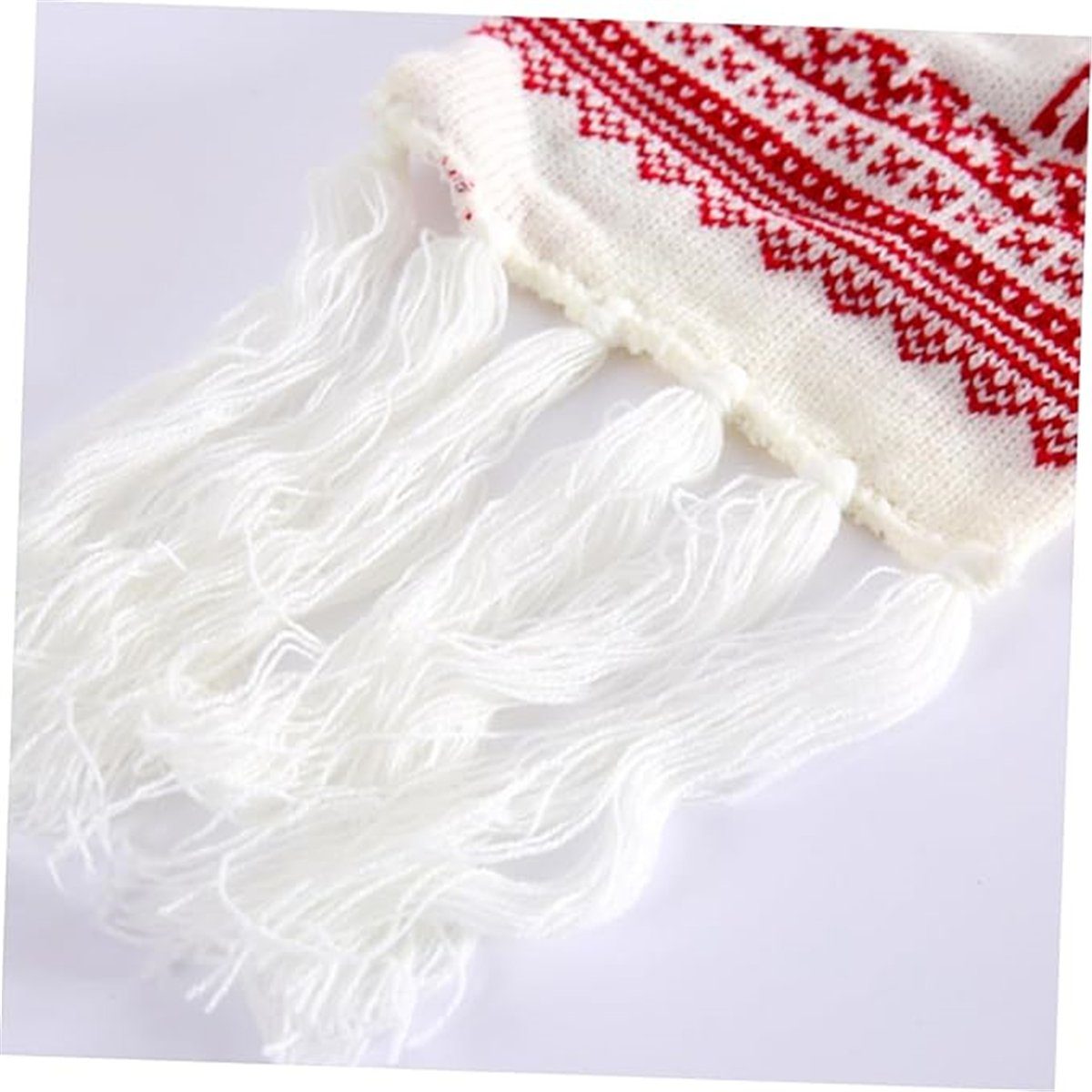 TUABUR Damen-Langschal Garn, Winter gestrickter Schal aus rotem (1-St)