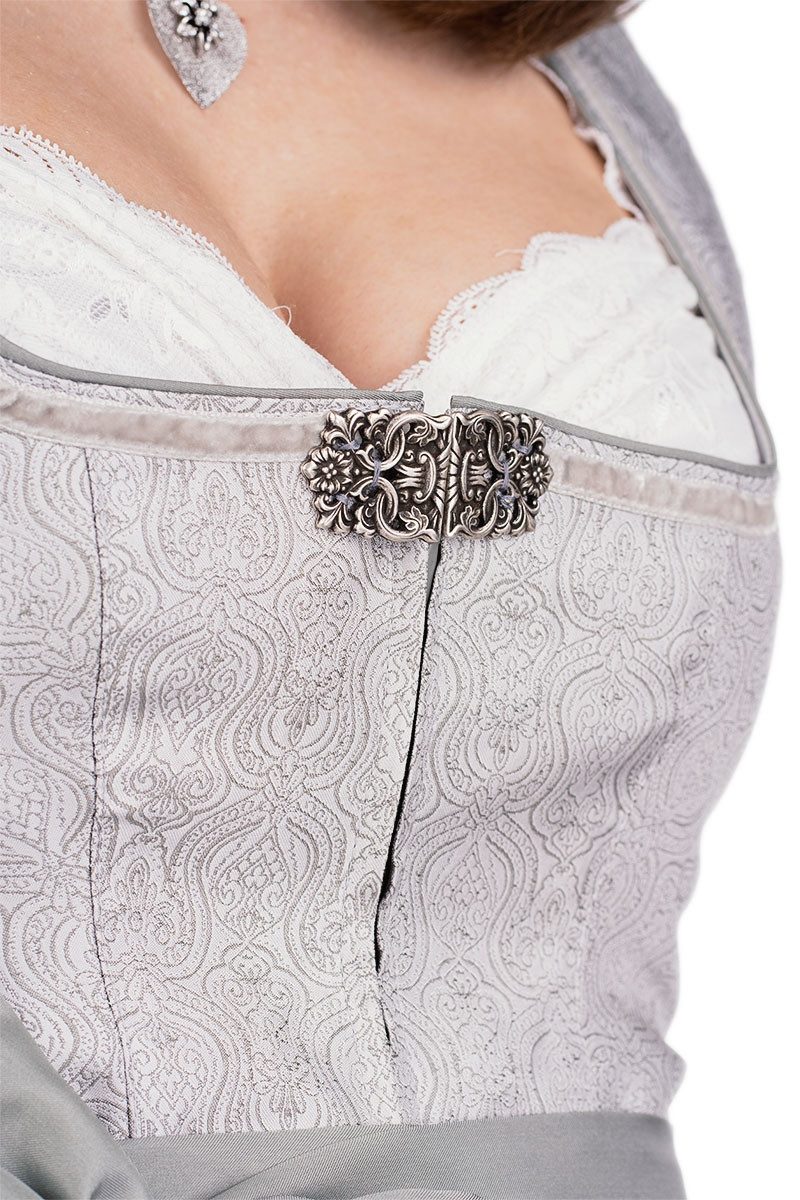 MarJo Dirndl Midi Dirndl 2tlg. - ALMA - silber/faded mint – Bild 5 von 5