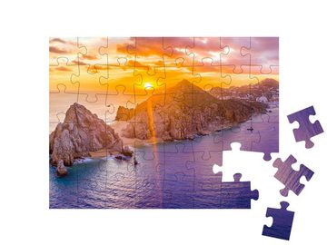 puzzleYOU Puzzle Yachthafen von Cabo San Lucas am Lands End, Mexiko, 48 Puzzleteile, puzzleYOU-Kollektionen Felsen