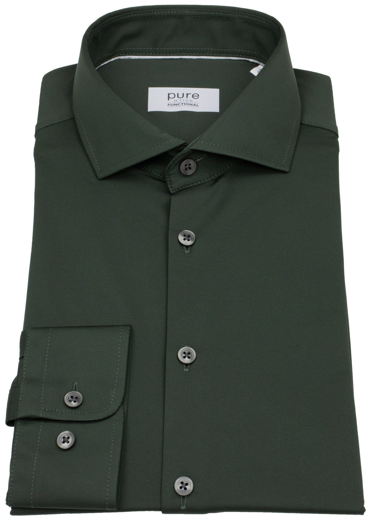 Pure Businesshemd Slim Fit stark tailliert Haifischkragen