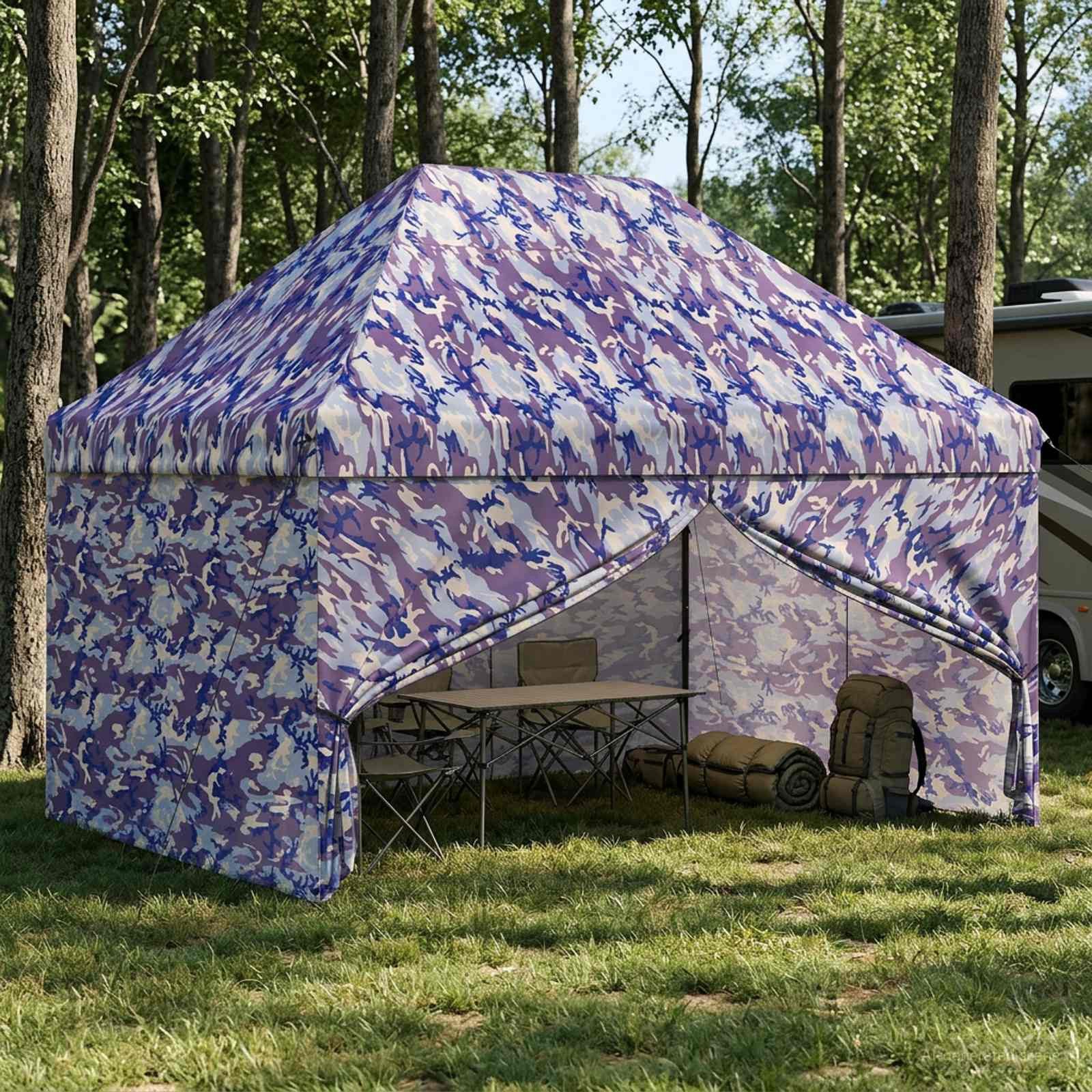 vidaXL Partyzelt Pop-up Pavillon mit 4 Seitenwänden 2,95 x 4,1 m