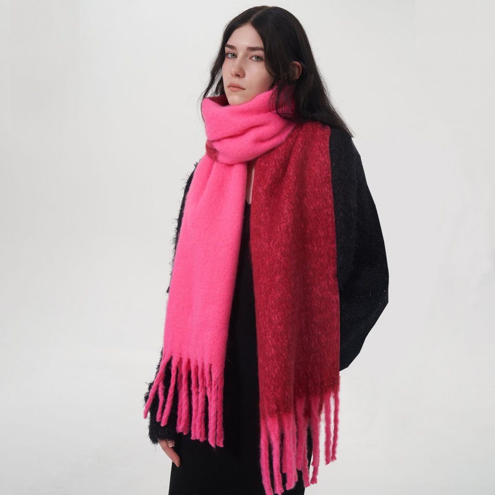 Invanter Schal Schal Damen Winter,Winter Warme Decke Schals Nachahmung Kaschmir