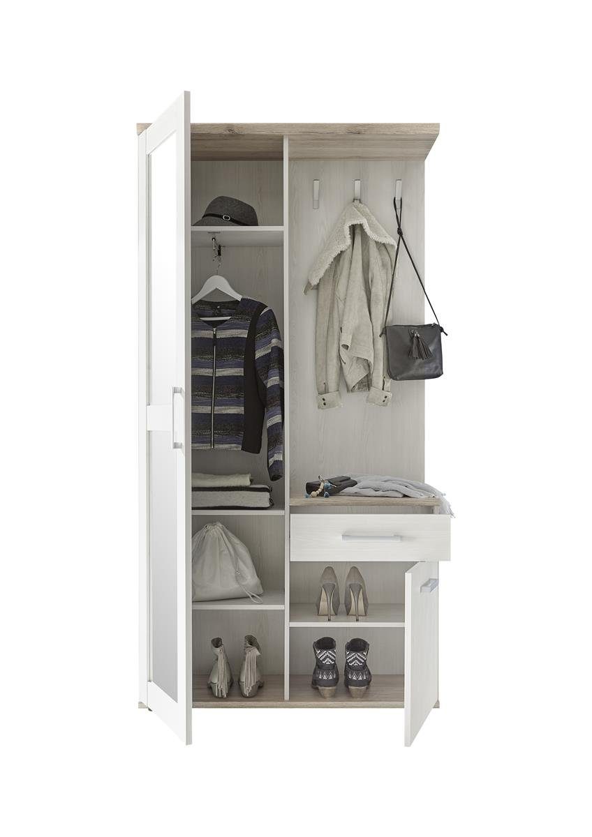 Bega Consult Kompaktgarderobe 100 x 195 x 38 cm (B/H/T)