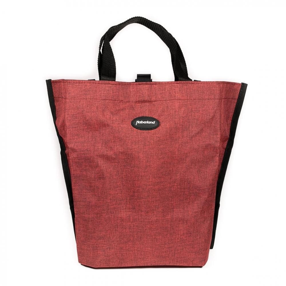 Haberland Fahrradtasche Haberland Extra Bag schwarz, Größe L - faltbare Shoppingtasche für Gep