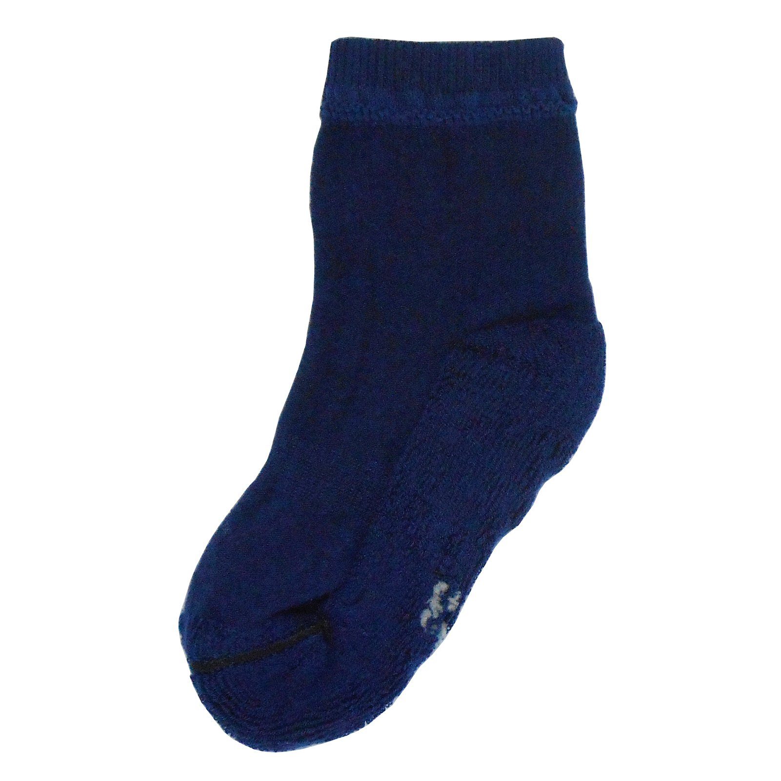 hautfreundlich warm, Yalion Rutschfest Weiche Halbplüsch Babysocken und Kinder tiefseeblau Langsocken mit Natur Baumwoll (3-Paar) Socken