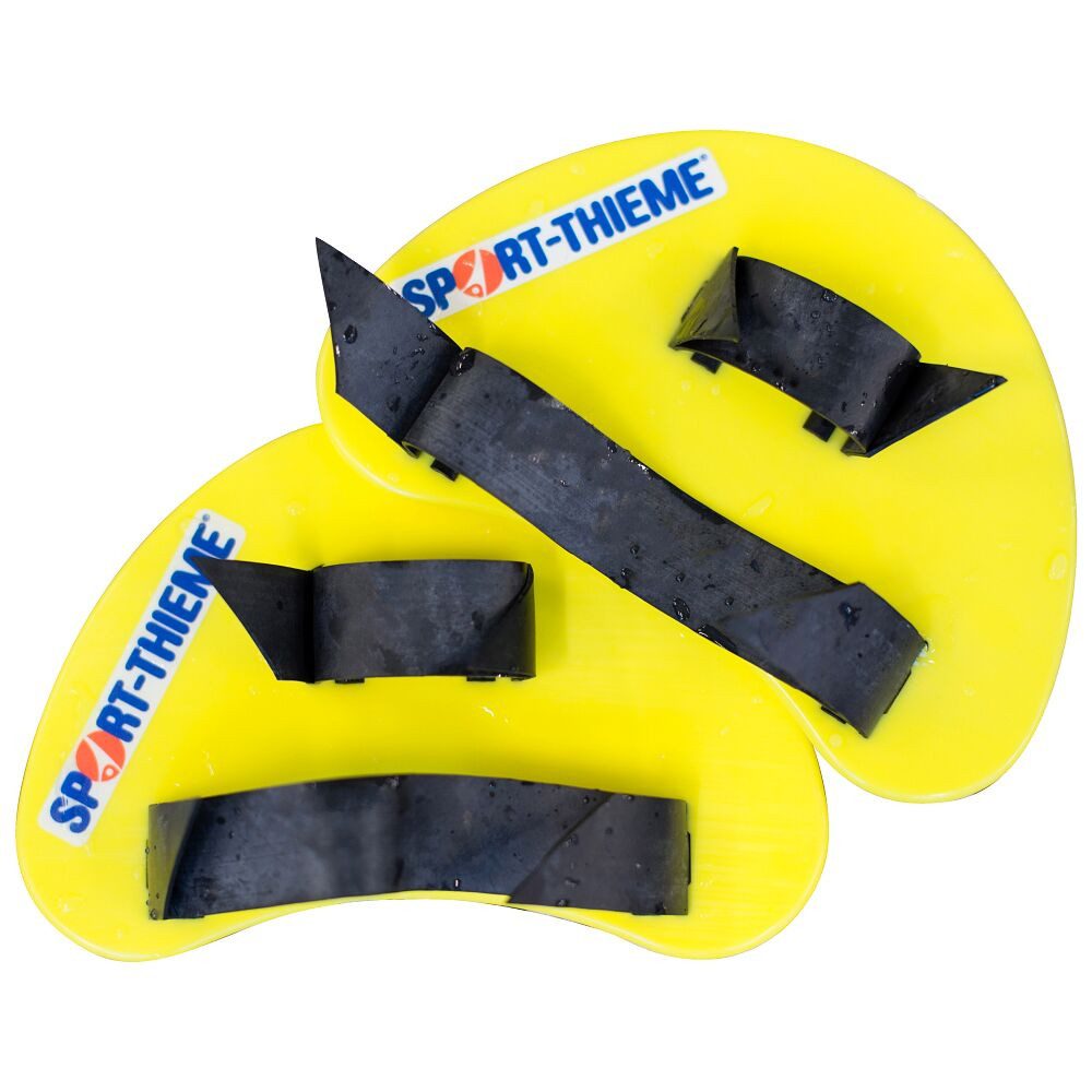 Sport-Thieme Schwimmhilfe Finger-Paddles, Ideal für Technik- und Krafttraining aller Schwimmstile