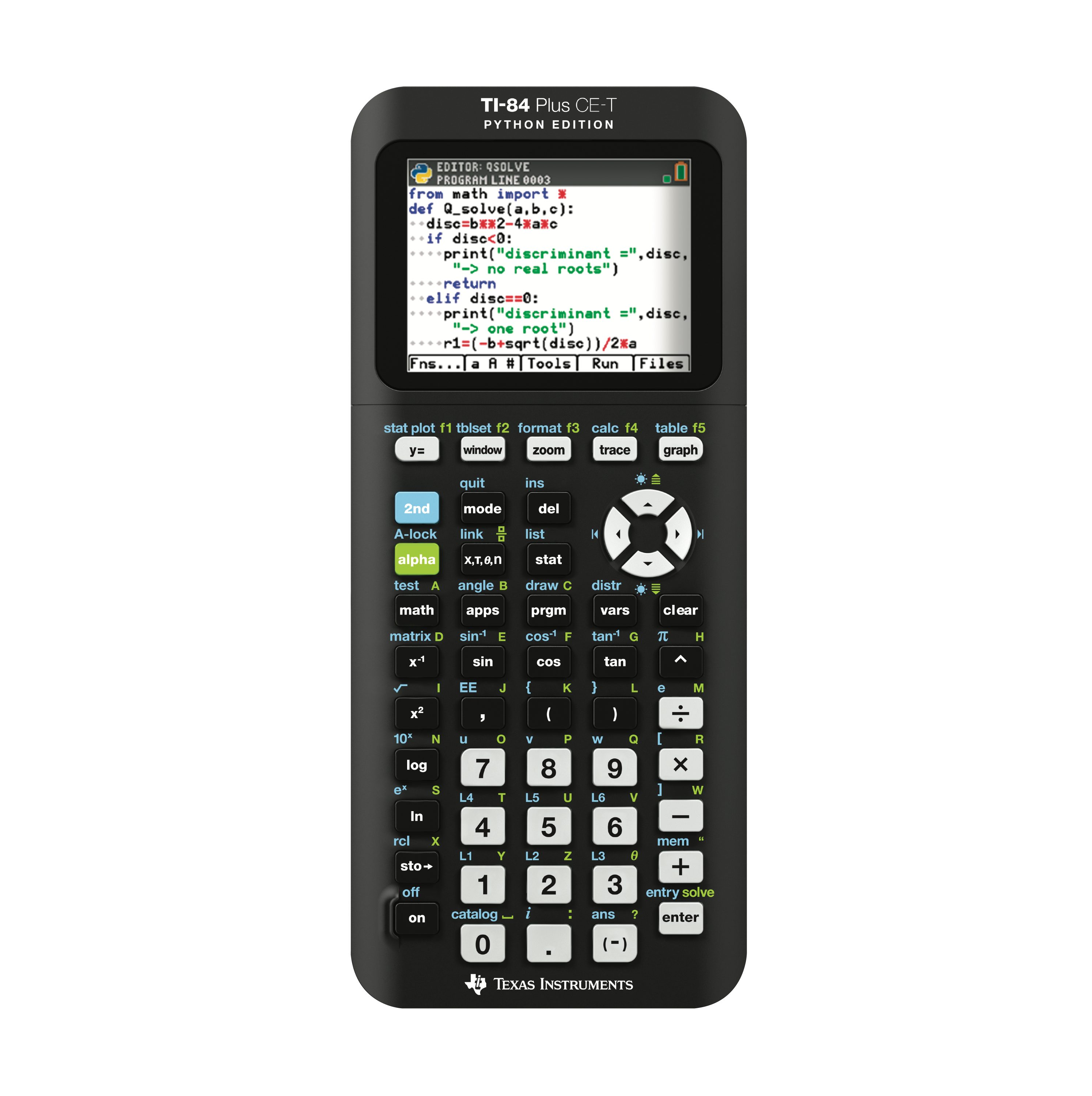 Texas Instruments Taschenrechner TI-84 CEPY, TI-84 Plus CE-T Python Edition - Neue Version