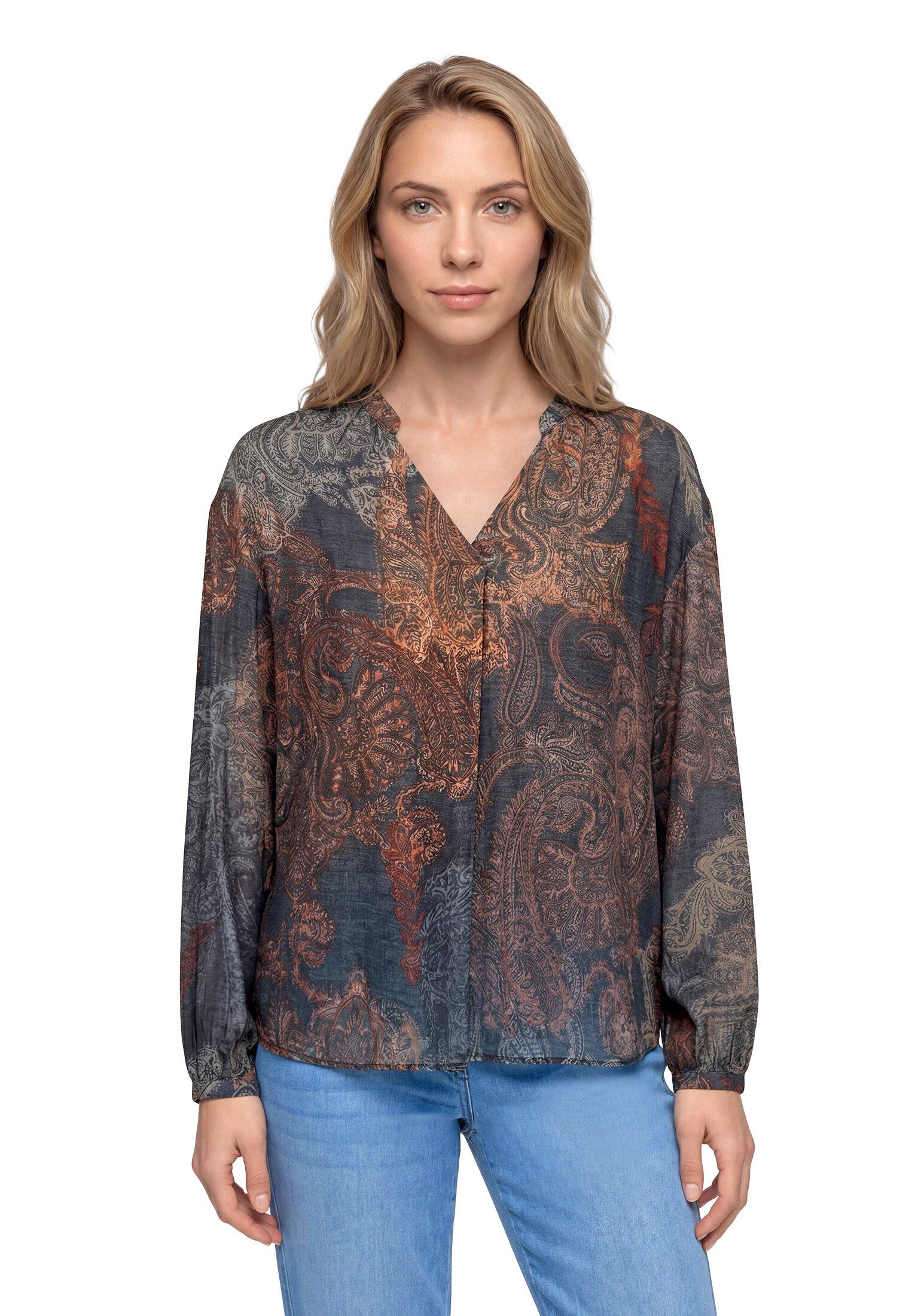 Betty Barclay Schlupfbluse Damen mit Stehkragen